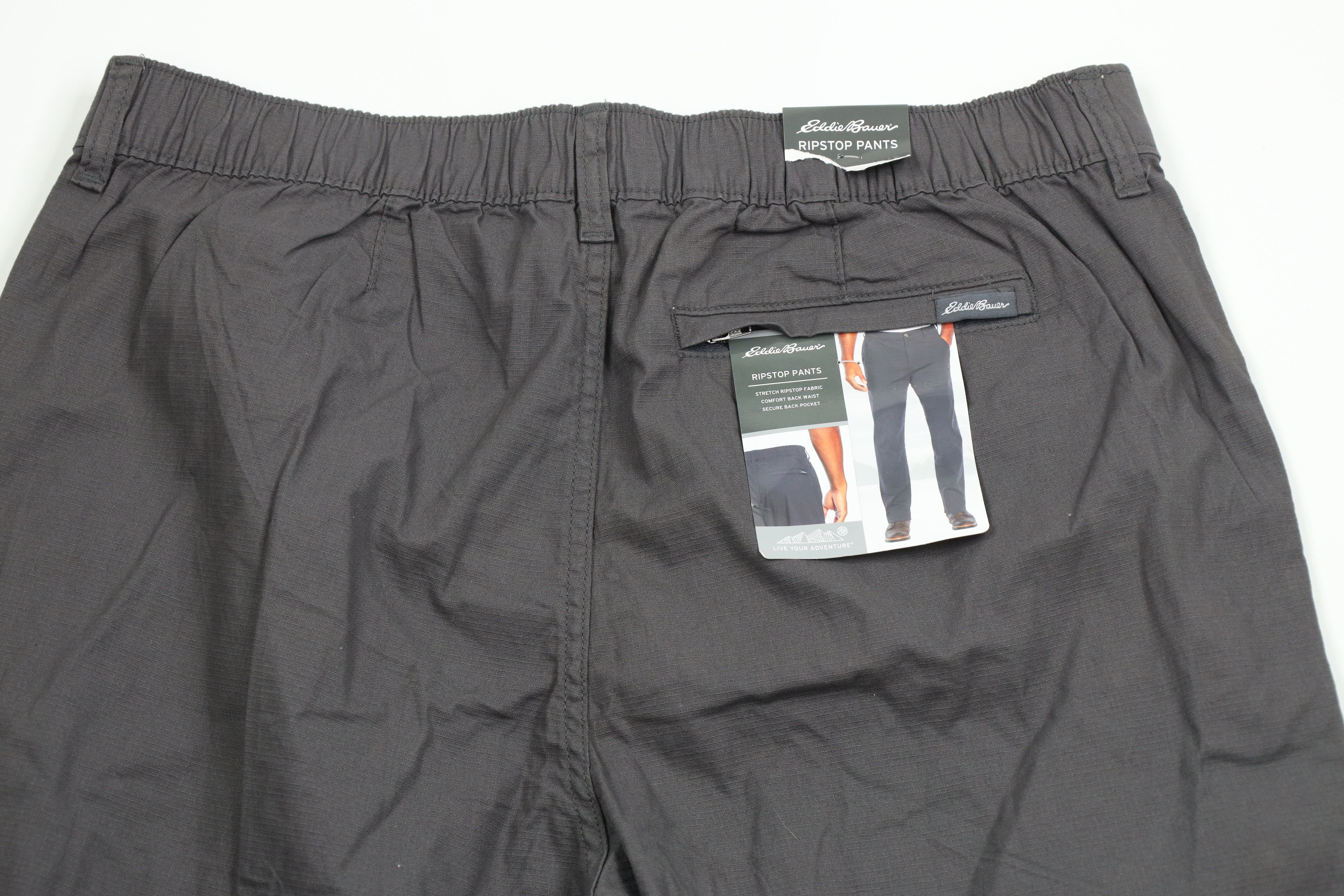 Eddie Bauer × Vintage New Eddie Bauer Ripstop Stretch Pants Trousers Gray Size US 36 / EU 52 - 8 Thumbnail