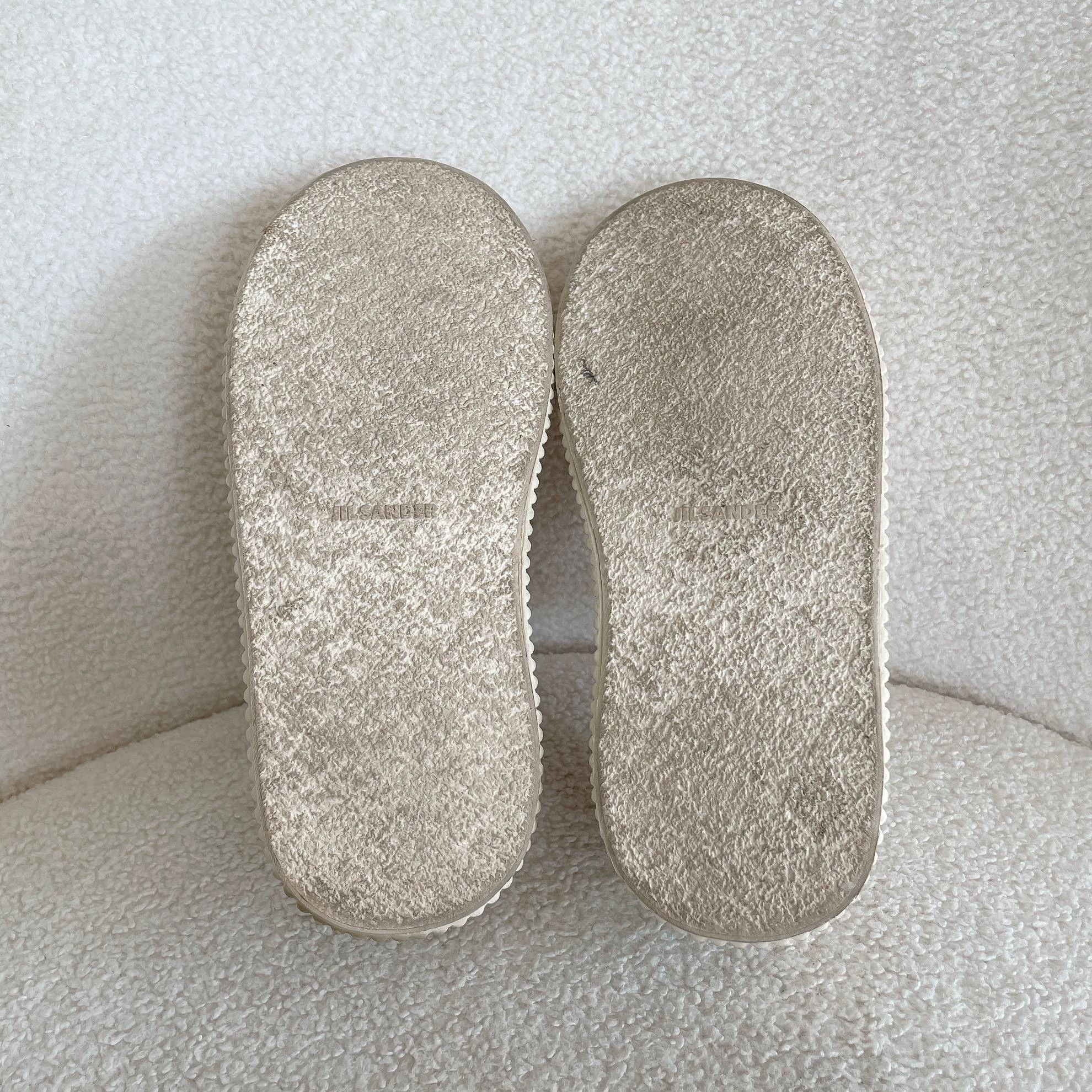 Jil Sander Jil Sander White Cracker Platform Shoes 37 7281 Size US 6 / IT 36 - 5 Thumbnail