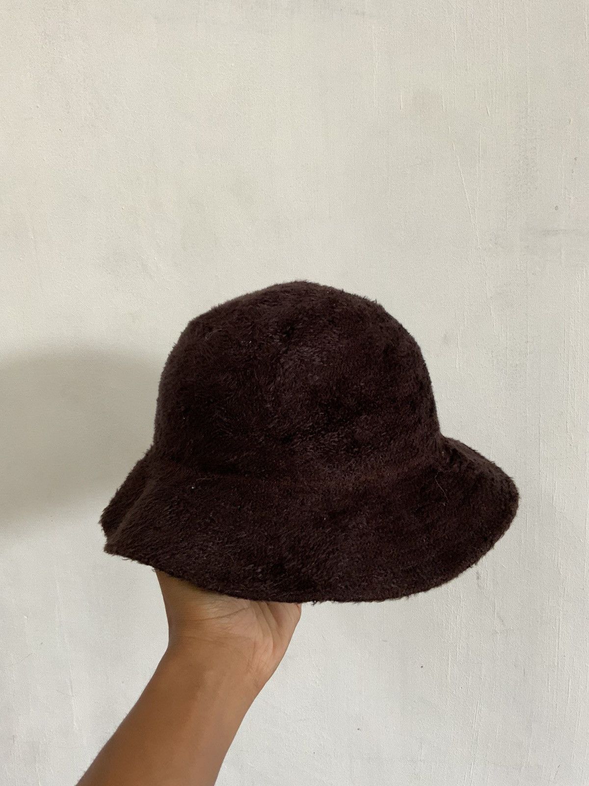 Japanese Brand Mohair Fur Brown Outdoor Bucket Hat Cap Size ONE SIZE - 1 Thumbnail