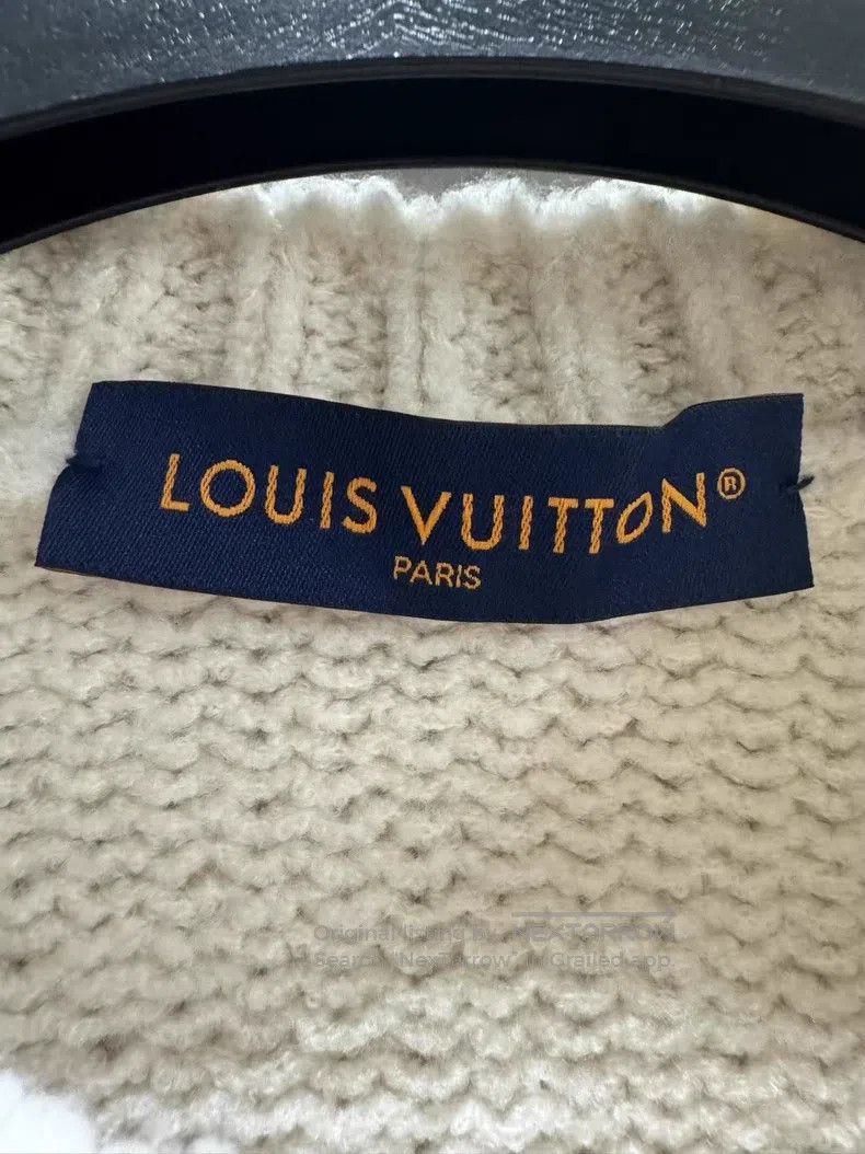Louis Vuitton Louis Vuitton White Teddy Wool Sweater Size US S / EU 44-46 / 1 - 3 Thumbnail