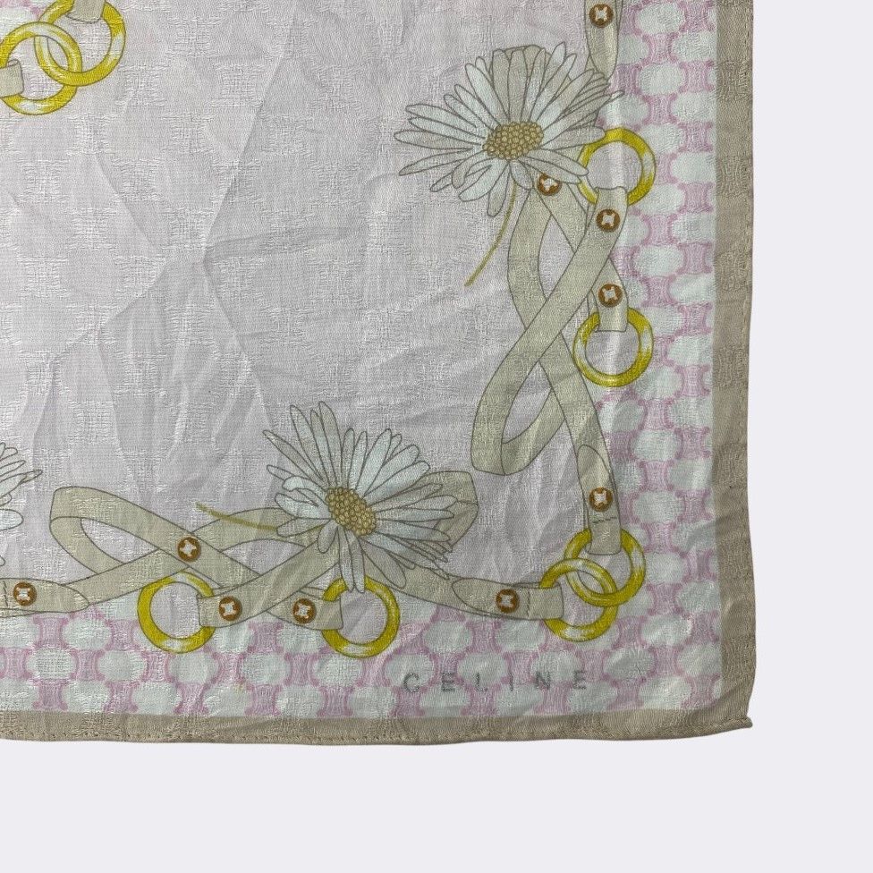Celine Vintage Celine Handkerchief Neckerchief Bandana H060R Size ONE SIZE - 3 Thumbnail