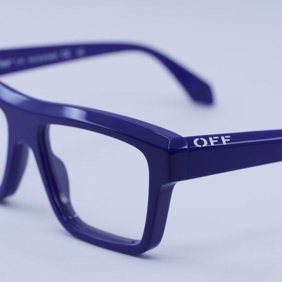 Off-White Off-White OERJ07H STYLE 7H 4500 Eyeglasses Blue Square 55mm Size ONE SIZE - 2 Thumbnail
