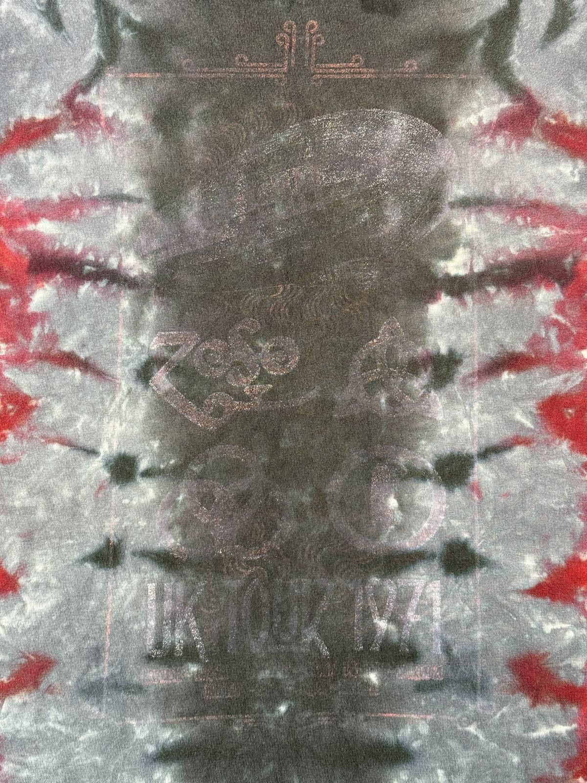 Designer Y2K Faded Led Zeppelin Tie Dye T-shirt Zoso Blimp Album -L Size US L / EU 52-54 / 3 - 3 Thumbnail
