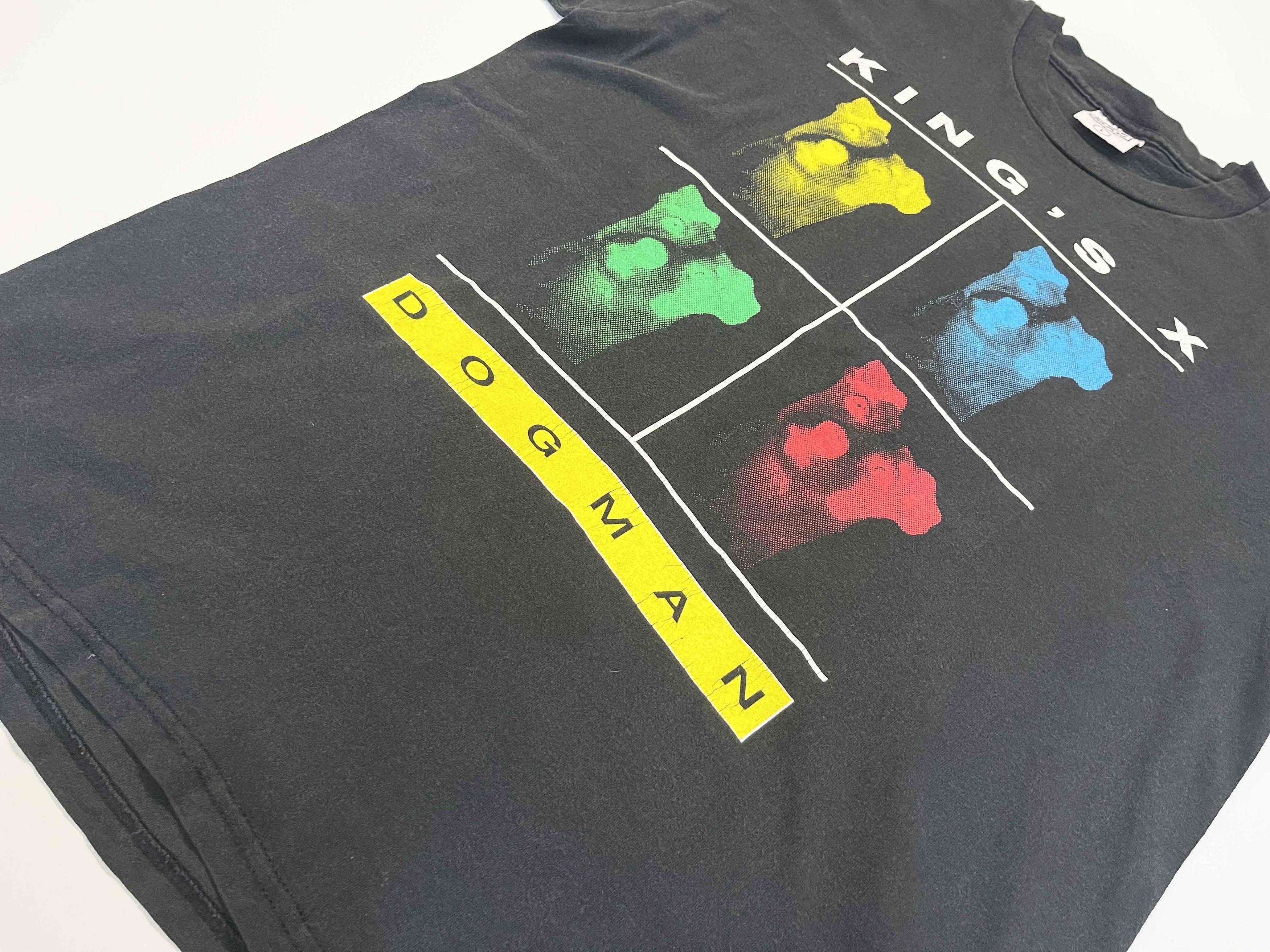 Vintage Vintage 1994 King's X Dogman World Tour Band T-Shirt Size US L / EU 52-54 / 3 - 6 Thumbnail
