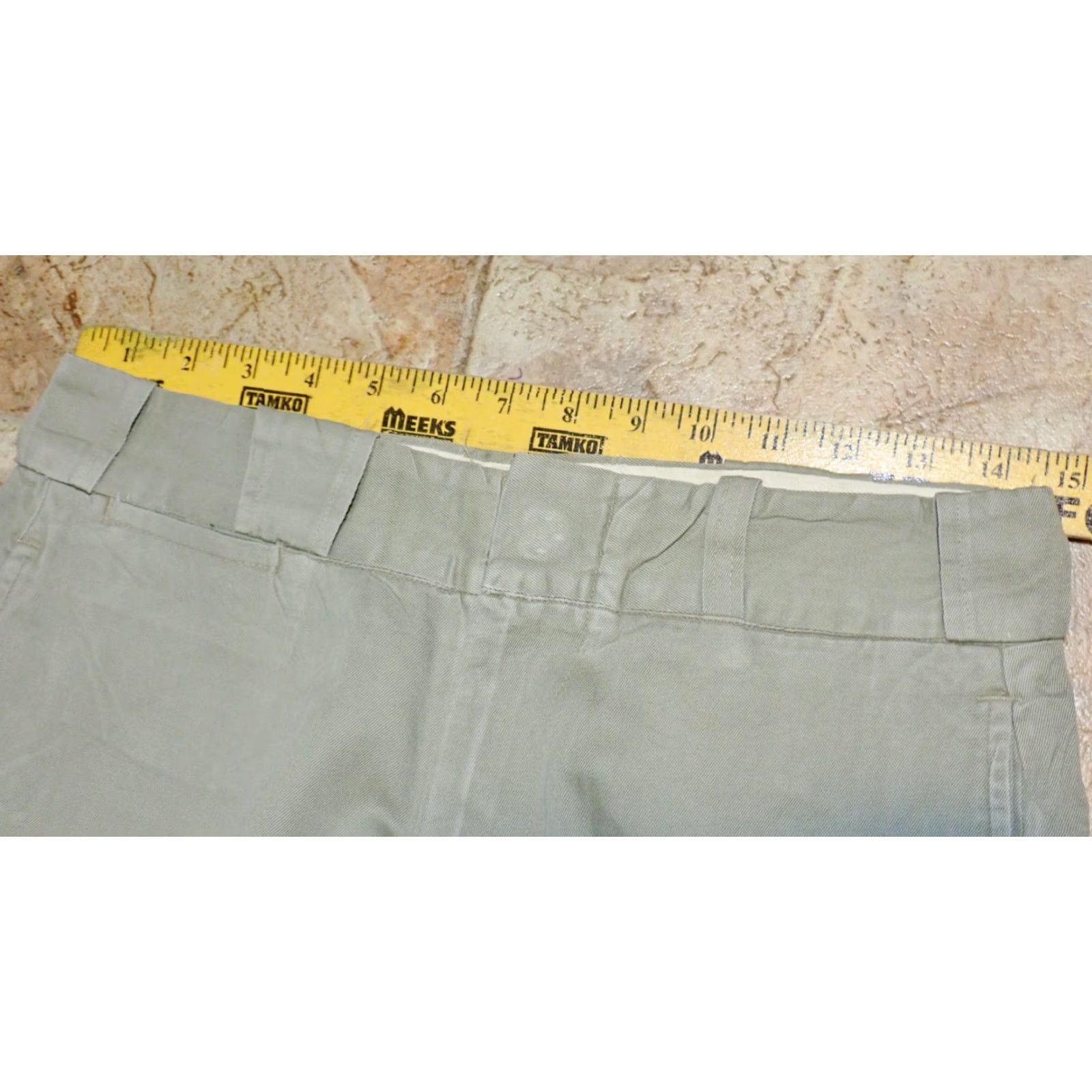 Vintage VINTAGE Gerber Uniforms Chino Pants 29x25 Regular Blue? 40s 50s USA Talon 42 Zipper Mens Workwear Distressed 5-Pocket Readable Measurements Size US 29 - 5 Thumbnail