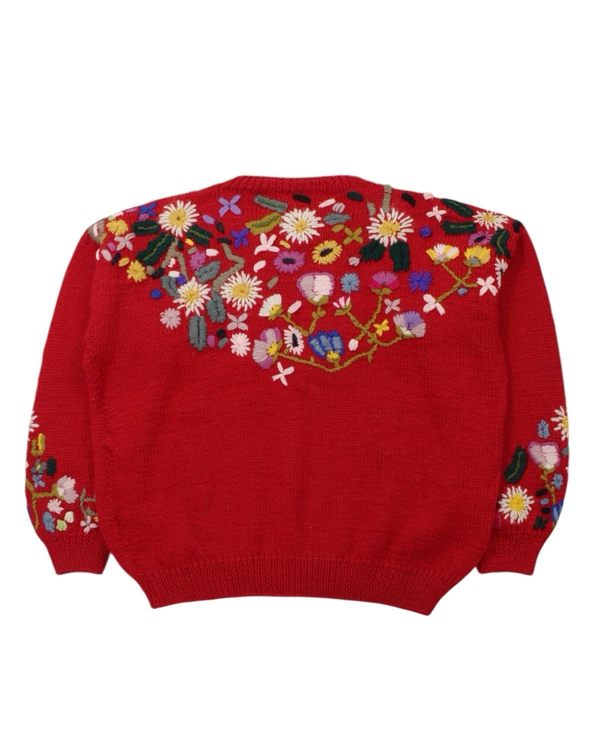 Vintage 1990S SCAPA OF SCOTLAND HAND EMBROIDERED WOOLKNIT Size US S / EU 44-46 / 1 - 2 Thumbnail