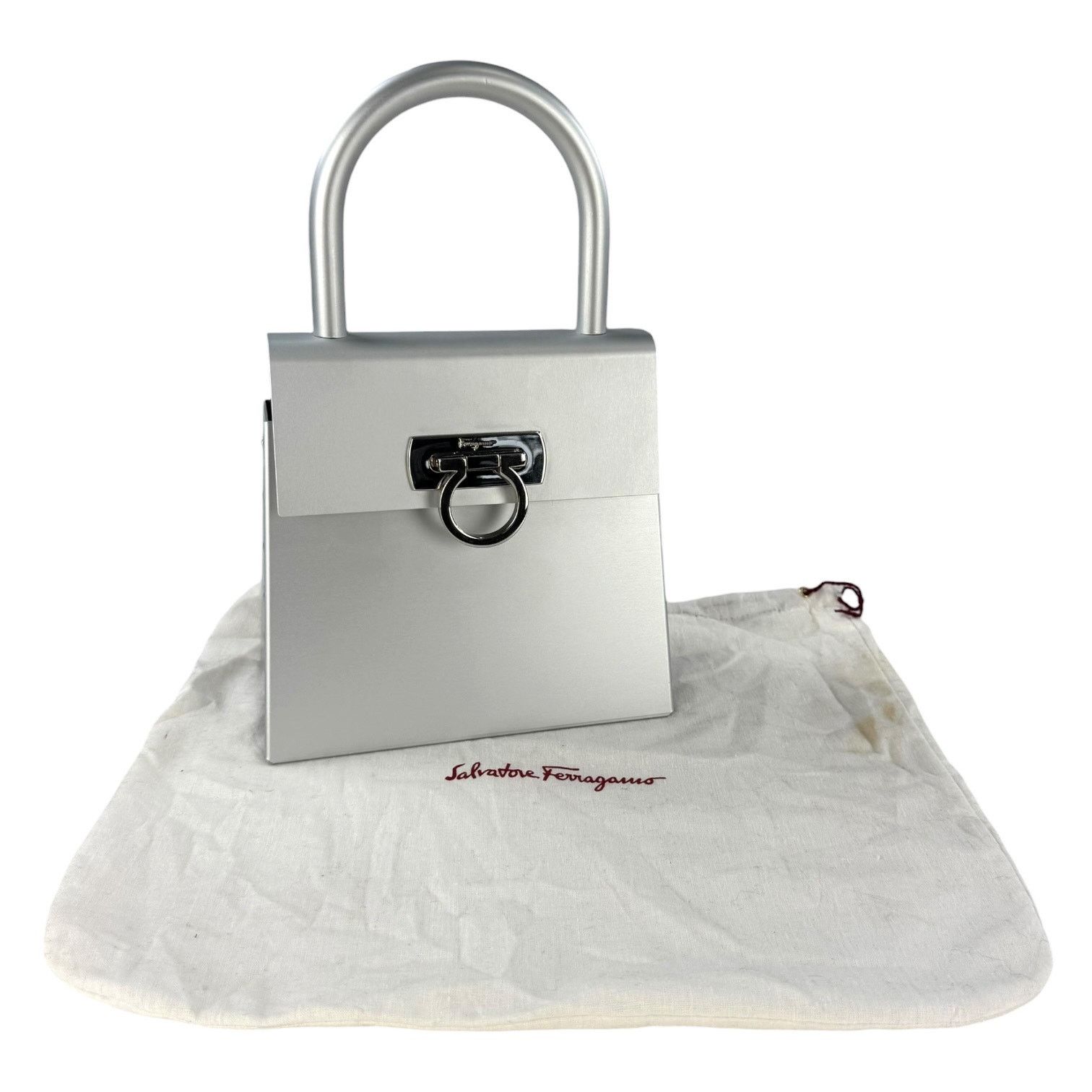 Salvatore Ferragamo Ferragamo Metal Top Handle Bag Size ONE SIZE - 3 Thumbnail