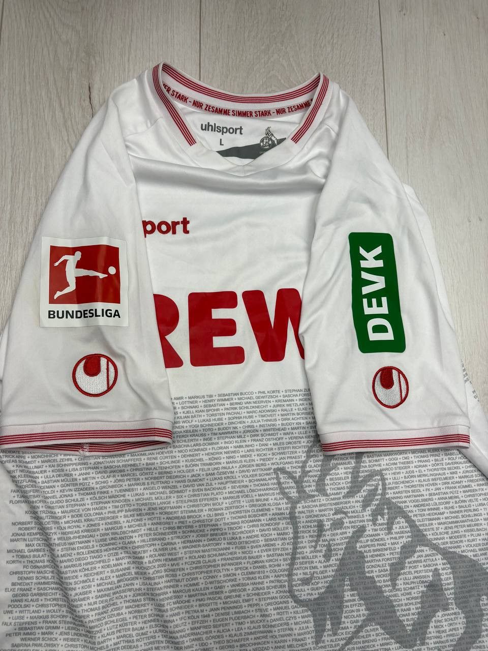 Other FC Köln 2021/22 Special Edition Home Jersey Ultra Rare Fans Size US L / EU 52-54 / 3 - 4 Thumbnail