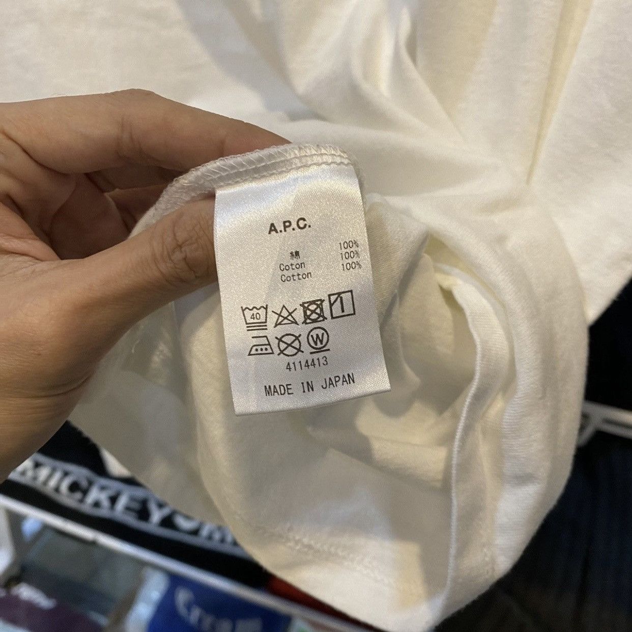 A.P.C. APC V.P.C Logo T-Shirt Medium Size US M / EU 48-50 / 2 - 9 Thumbnail