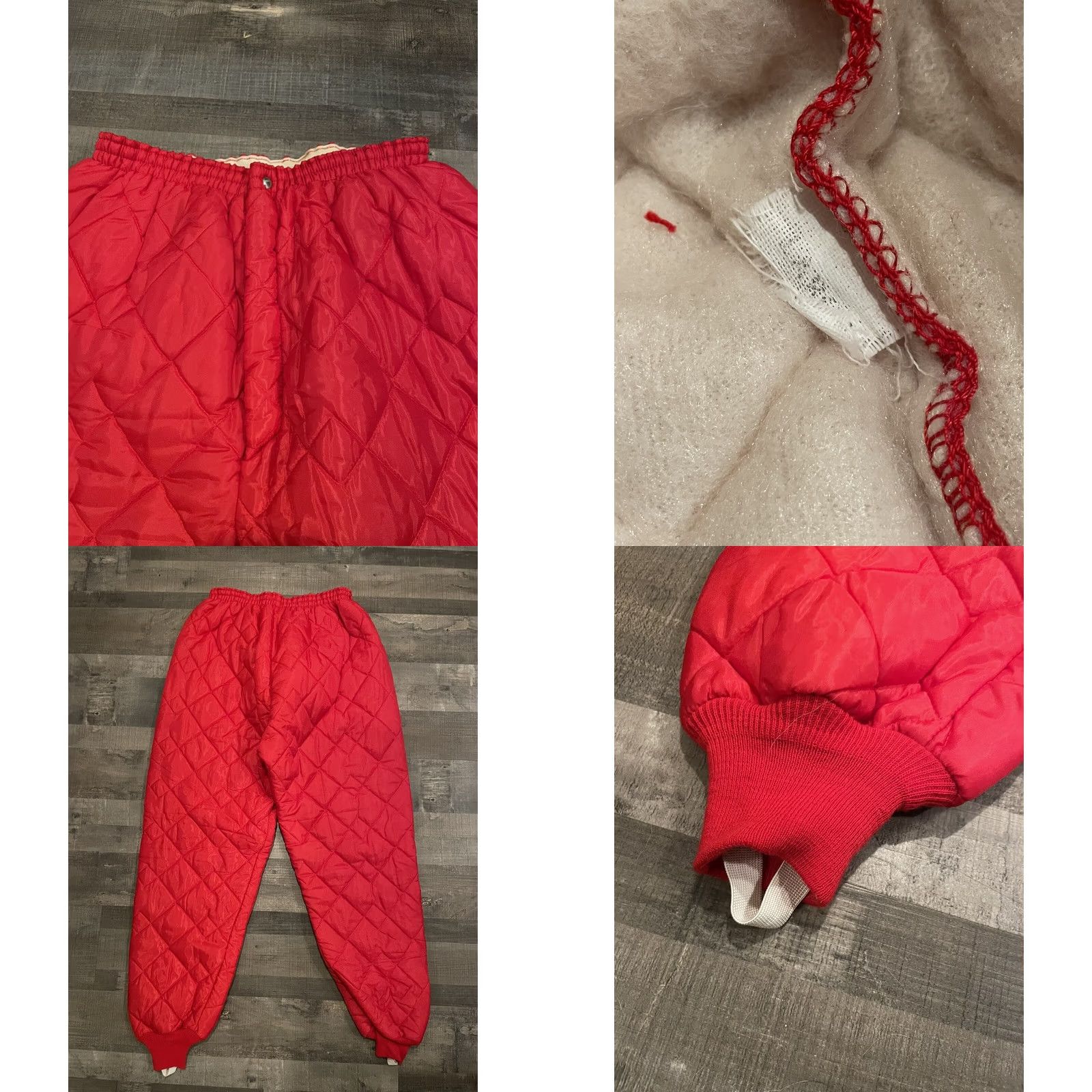 Vintage VTG 50’s Western Fields Hawthorne Montgomery Ward Ski Jacket Pants Mens L Red Field Jacket Pants Mens L 1950s 1960s Hunting Size US 33 - 8 Thumbnail