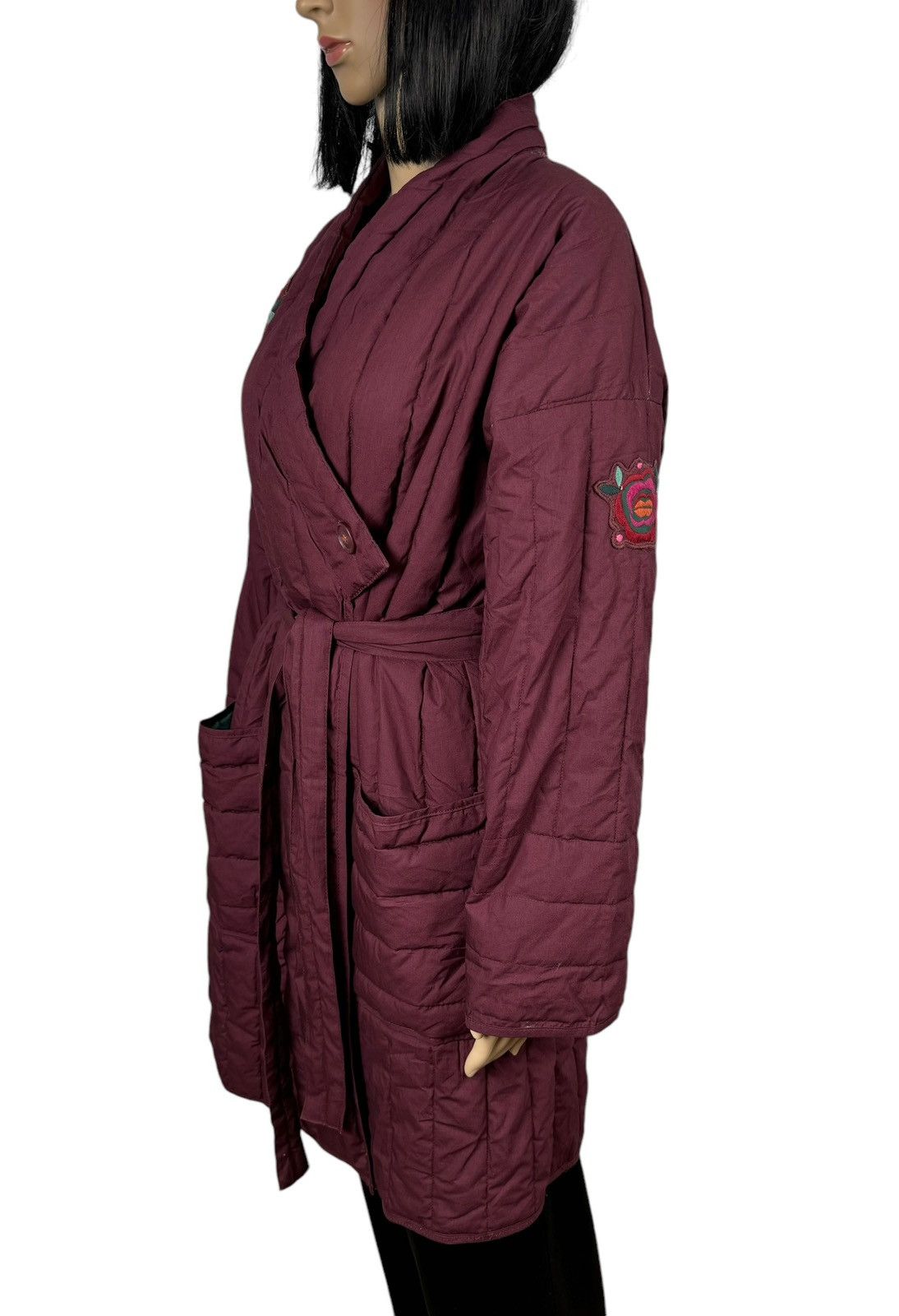 Gudrun Sjoden Gudrun Sjoden Qulted Coat Kimono Belted size M Size M / US 6-8 / IT 42-44 - 8 Thumbnail