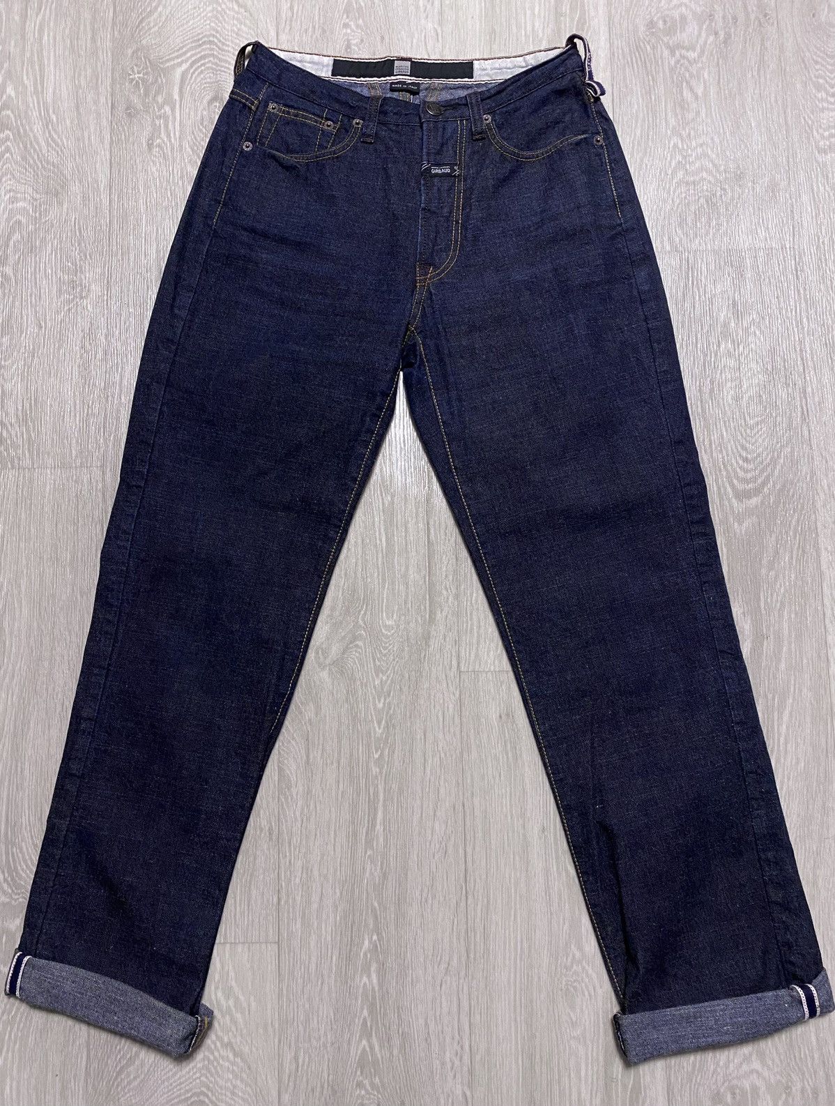 Marithe + Francois Girbaud Marithé + Francois Girbaud M+FG Navy Selvedge Denim Jeans Size 27" / US 4 / IT 40 - 9 Thumbnail