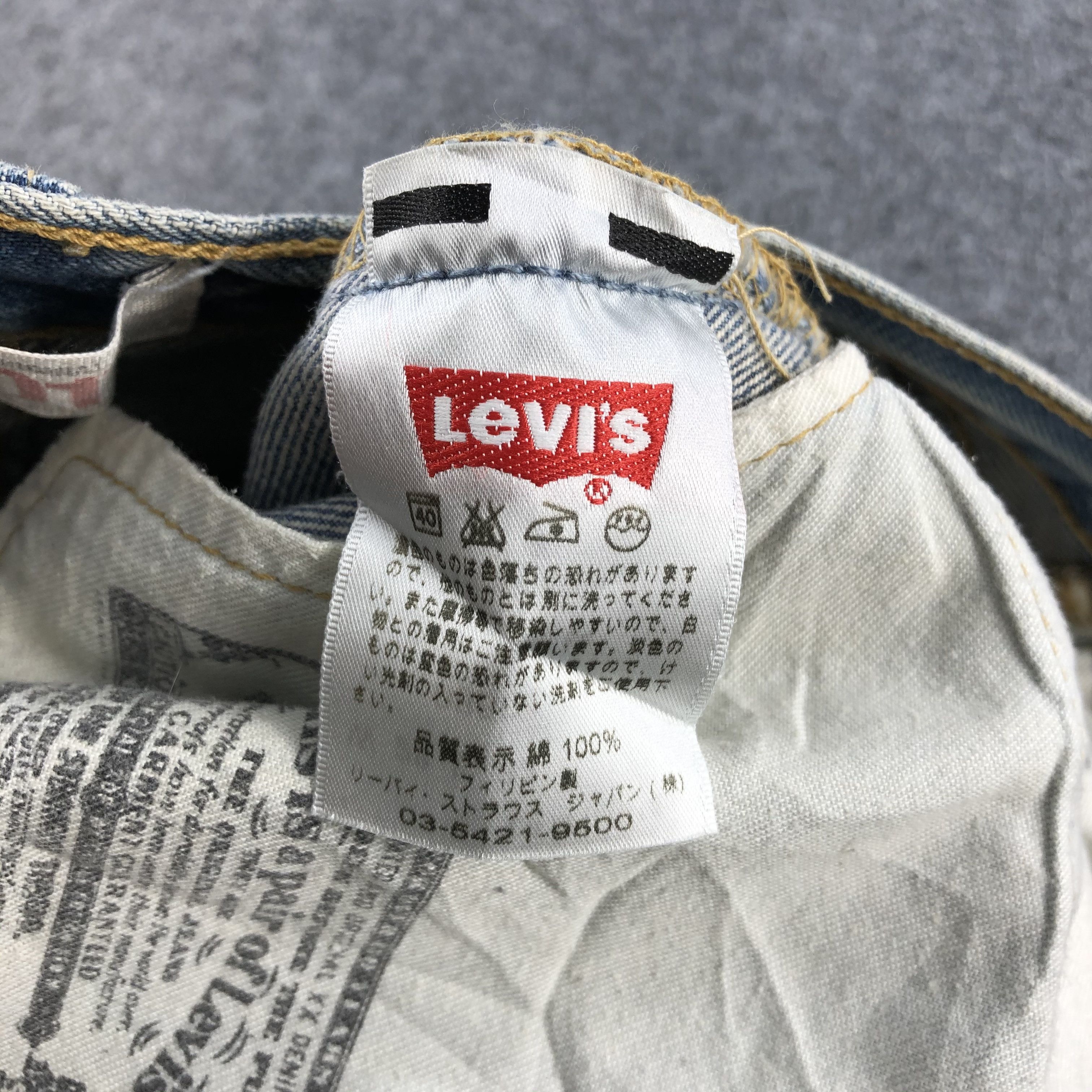 Levi's × Vintage Vintage Distress Light Wash Levis 501 Jeans-JM1008 Size US 28 / EU 44 - 10 Thumbnail