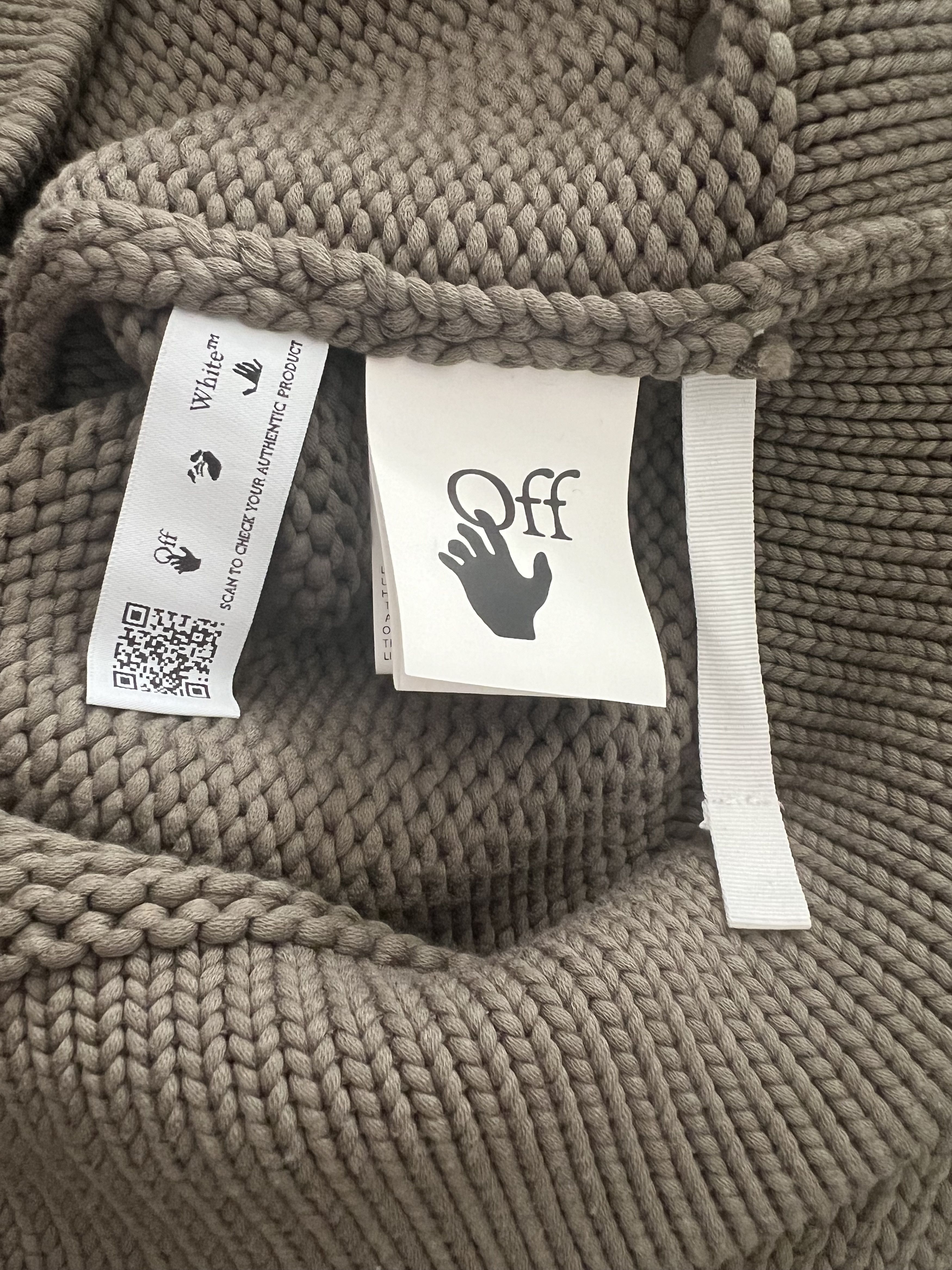Off-White Virgil Alboh SS22 Tactical Knit Hoodie Size US M / EU 48-50 / 2 - 12 Thumbnail