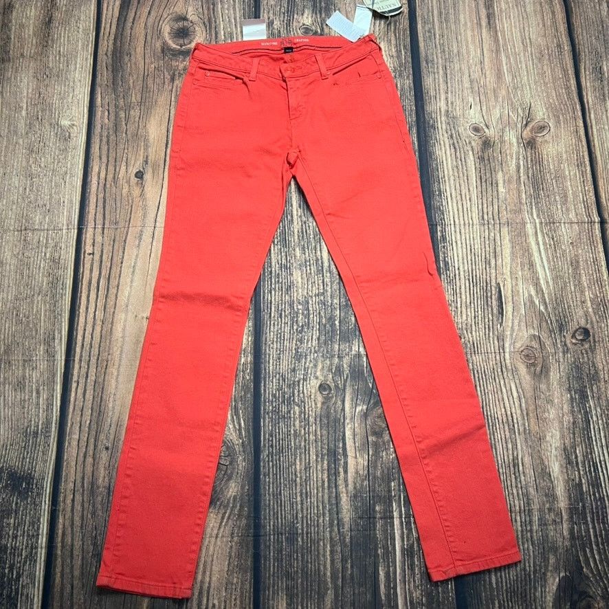 Nautica NWT Nautica Women's Red Skinny Jeans Size 2 Slim Fit Denim Size 26" / US 2 / IT 38 - 1 Thumbnail