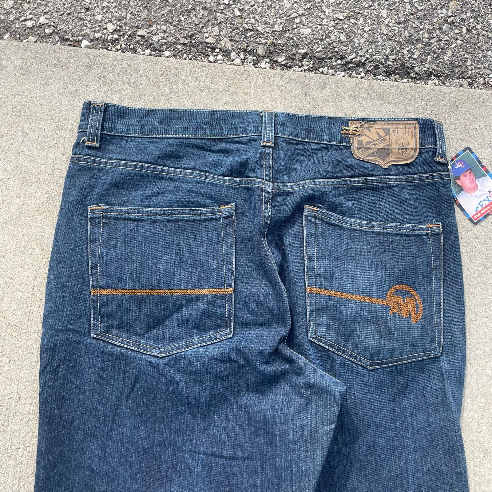 Mecca Mecca USA Jeans 36x30 Baggy Denim Dark Wash Y2K Streetwear Size US 36 / EU 52 - 2 Thumbnail