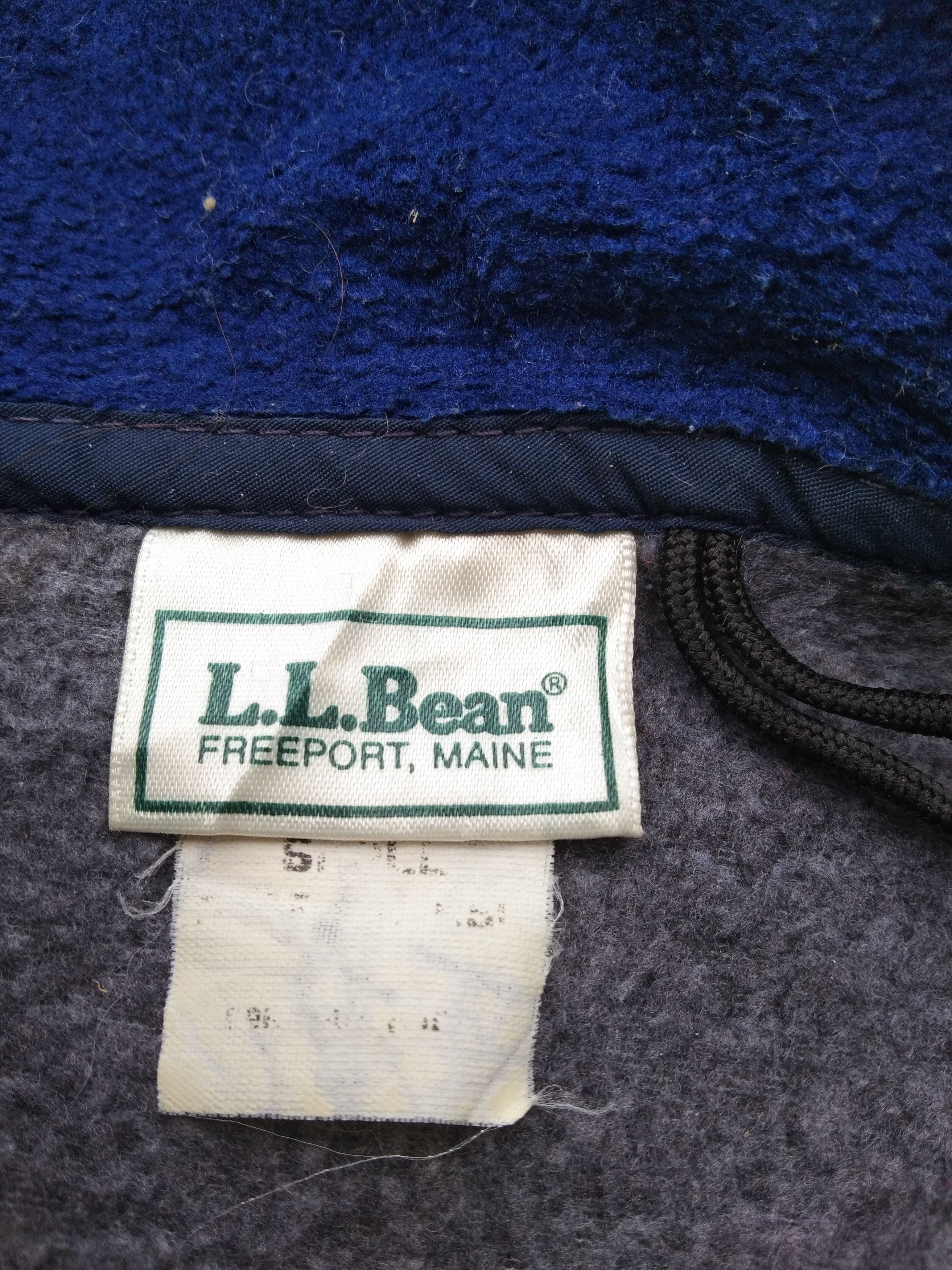 L.L. Bean × Vintage AW L.L BEAN HALF-ZIPPER FLEECE SWEATER Size S / US 4 / IT 40 - 7 Thumbnail