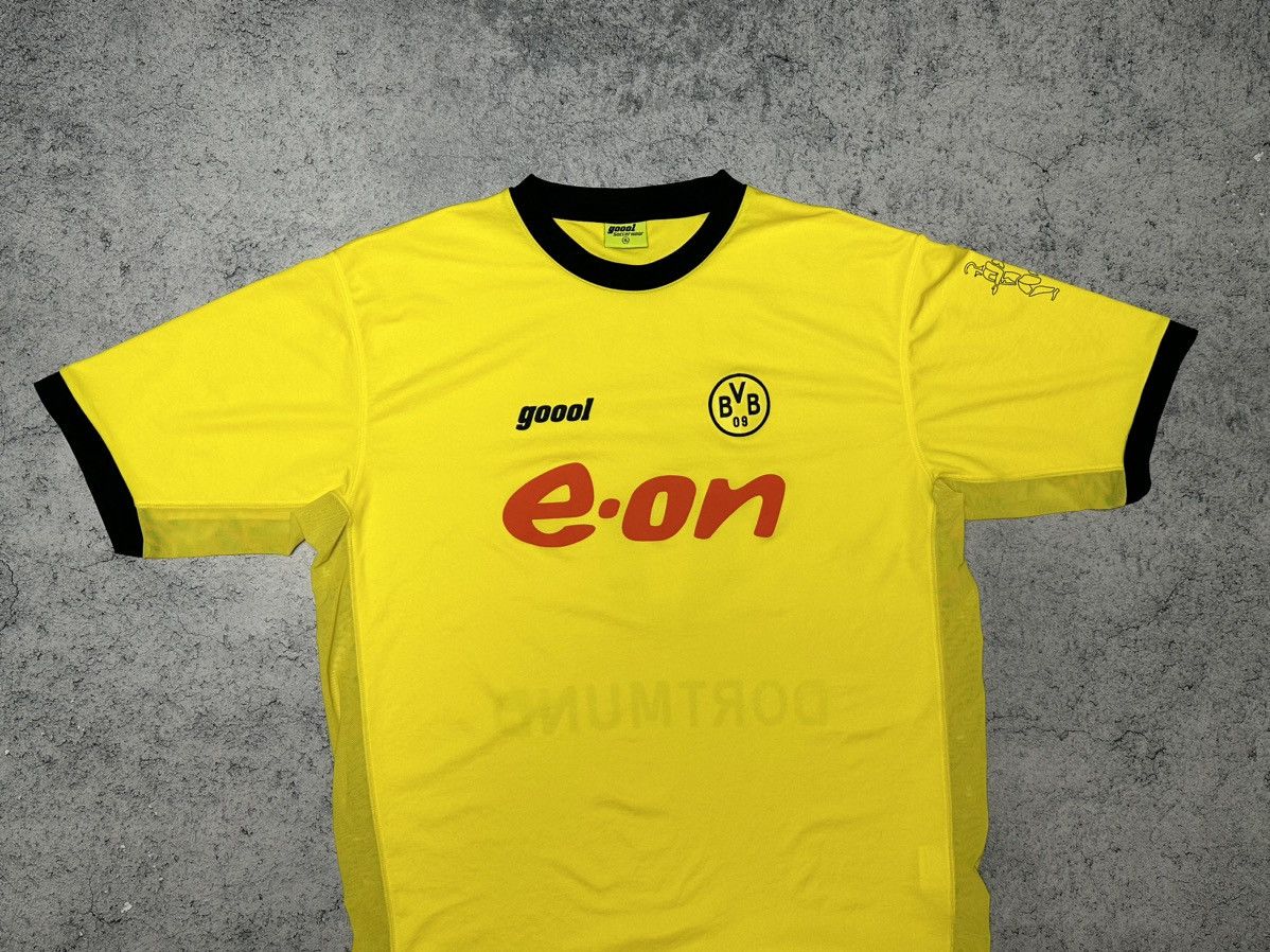 Vintage Vintage Borussia Dortmund BVB Goool #6 Flavio Jersey 2002/03 Size US XL / EU 56 / 4 - 4 Thumbnail