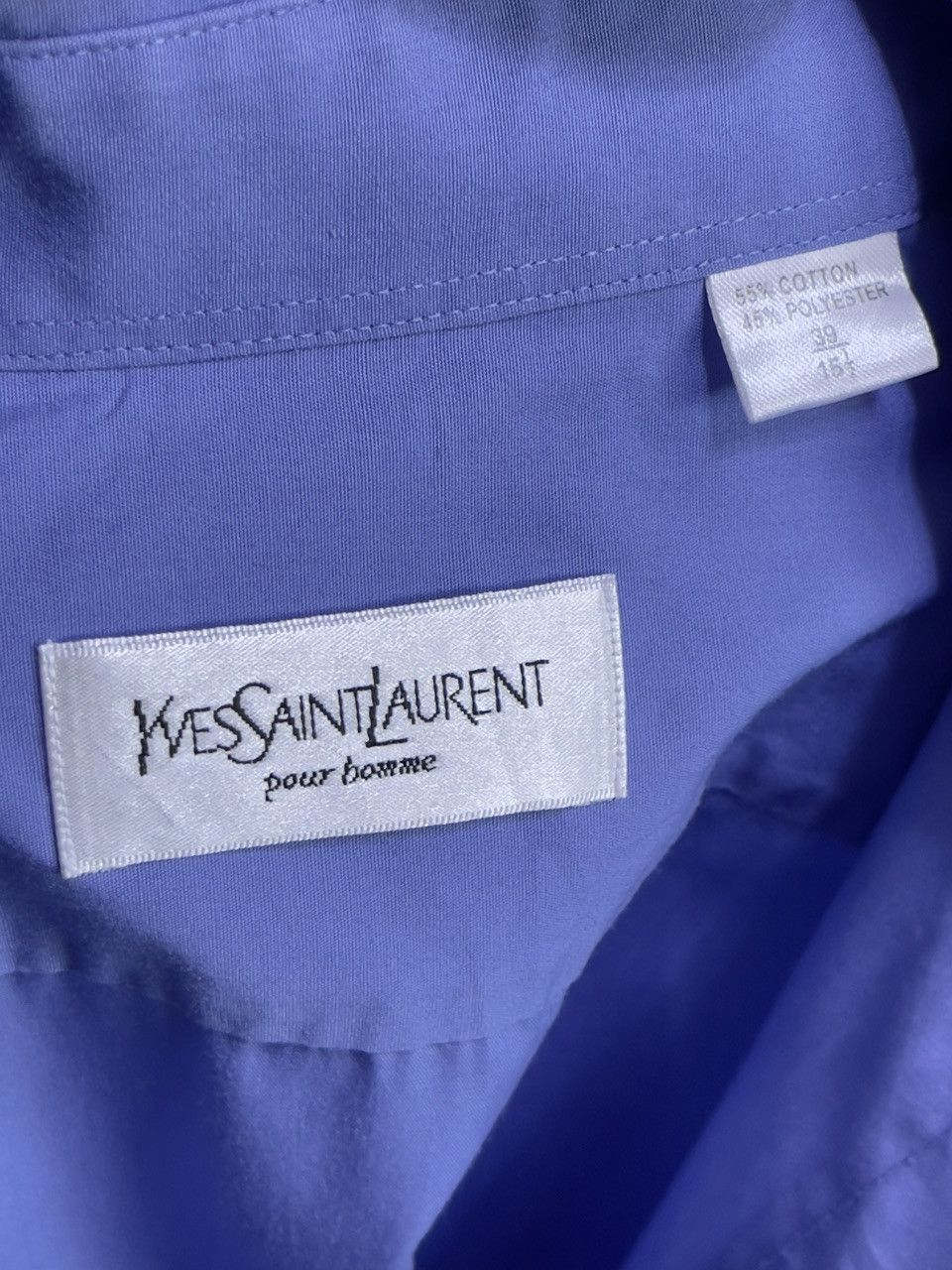 Yves Saint Laurent 🔥 YSL Yves Saint Laurent shirt size M blue cotton Size US M / EU 48-50 / 2 - 6 Thumbnail