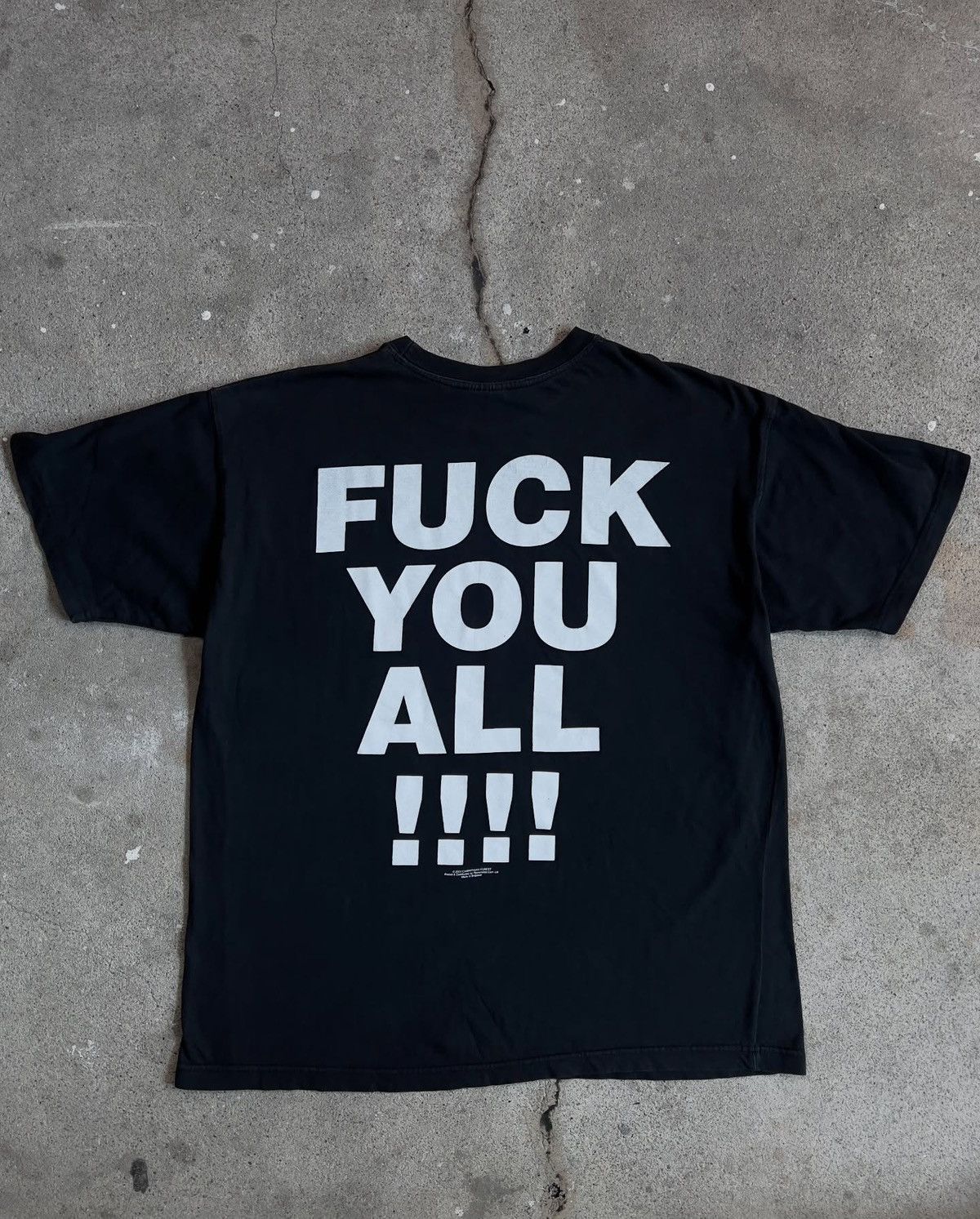 Band Tees × Vintage 2000s Carpathian Forest F*ck You All Band Tee Size US XL / EU 56 / 4 - 3 Thumbnail