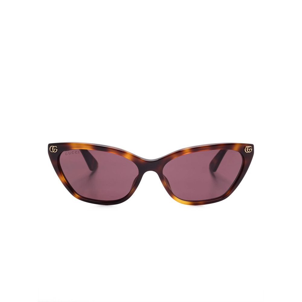 Gucci Gucci BROWN Sunglasses Size ONE SIZE - 1 Thumbnail
