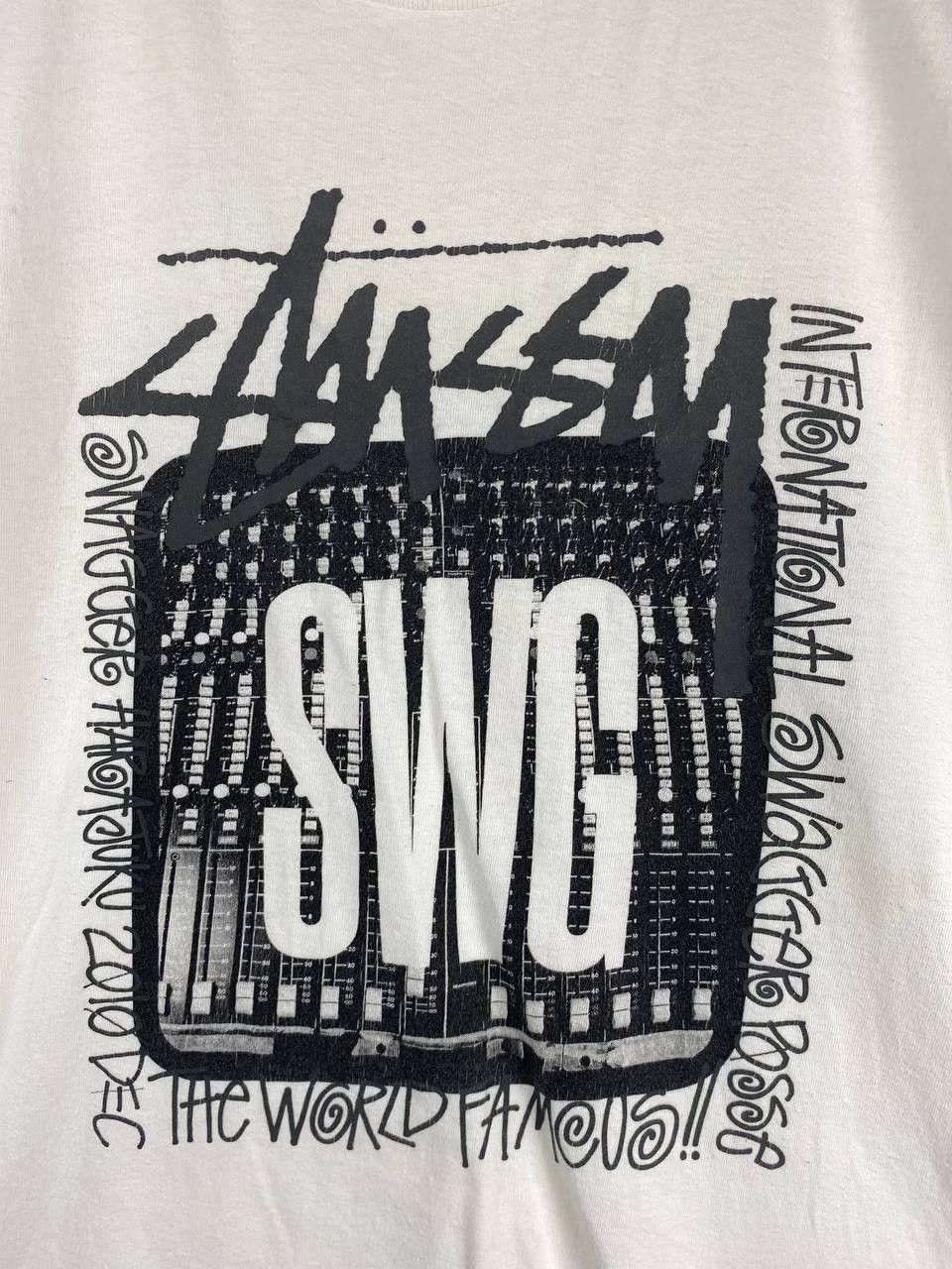 Stussy stussy x swagger streetwear tee nice design Size US L / EU 52-54 / 3 - 4 Thumbnail