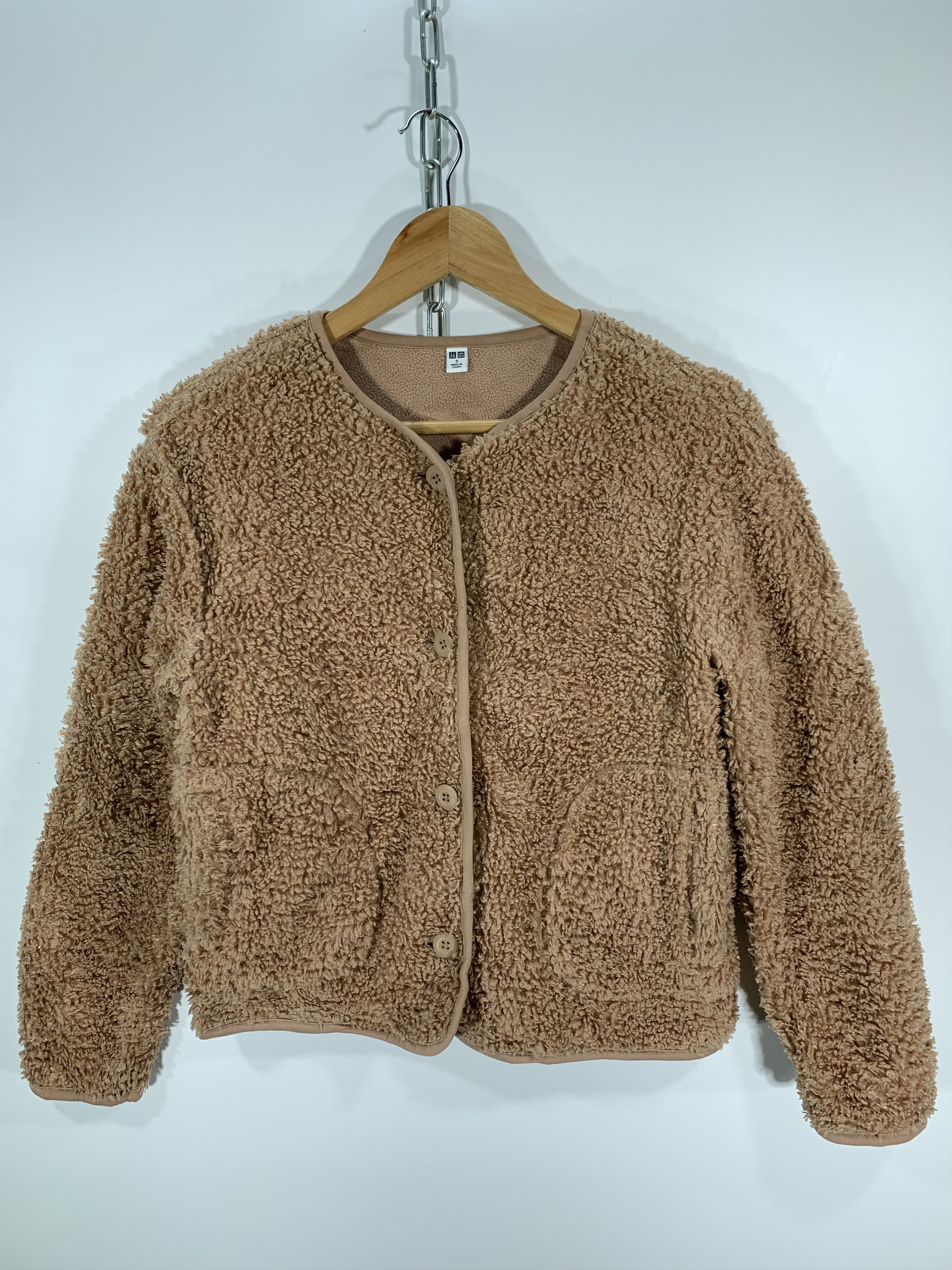Cropped pile Sherpa Fleece Uniqlo