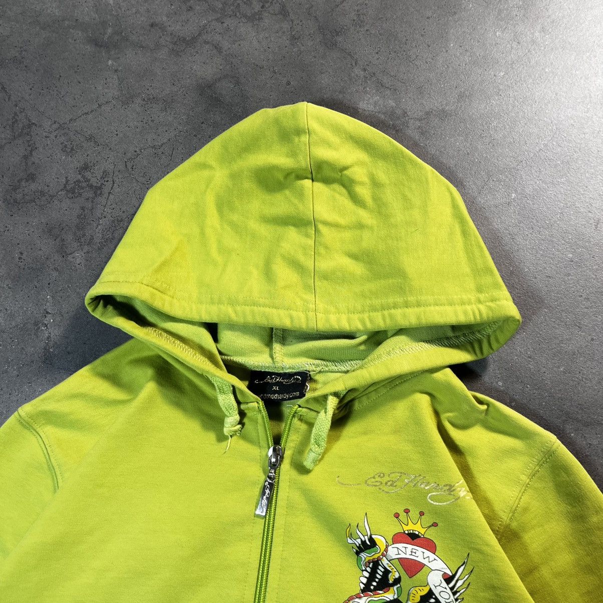 Ed Hardy Vintage Y2K Ed Hardy Big Logo Swag Zip Hoodie Sweatshirt Size US S / EU 44-46 / 1 - 8 Thumbnail