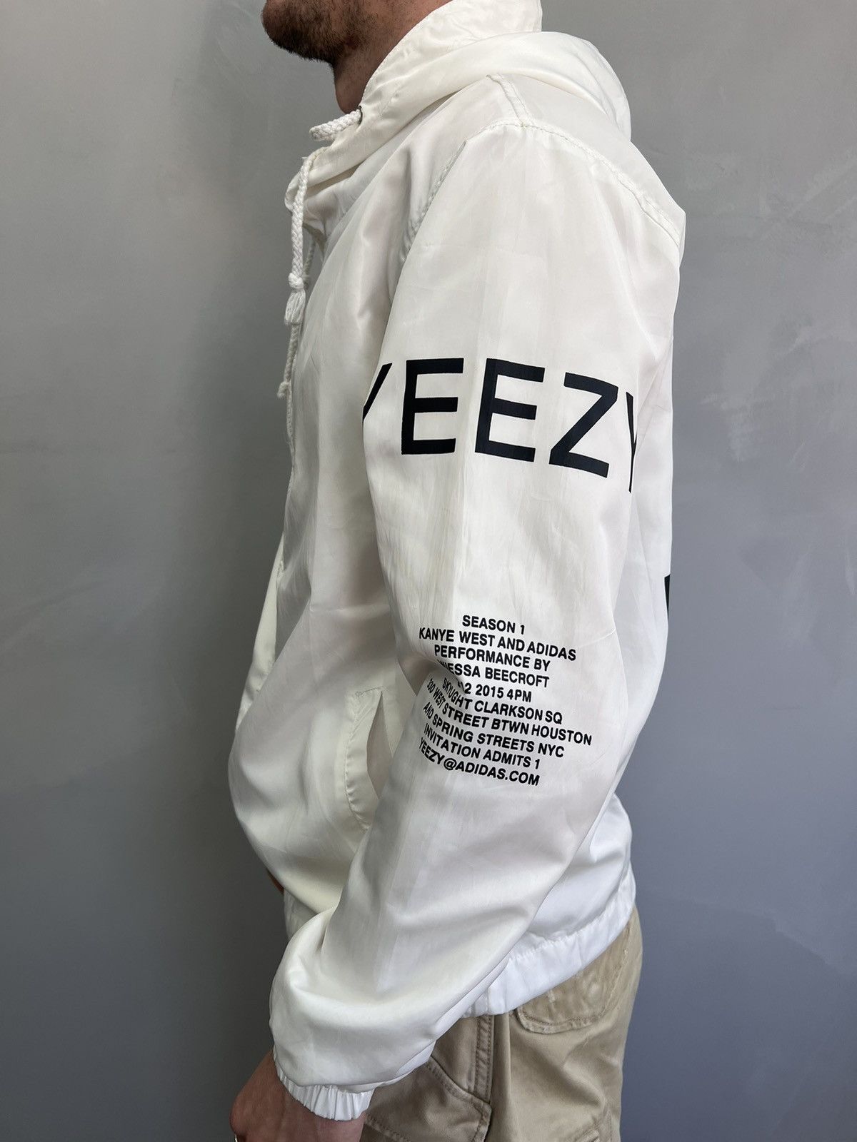 Kanye West Streetwear Vintage Kanye West Tour Yeezy 1 season 2015 Jacket Windbreaker Grailed