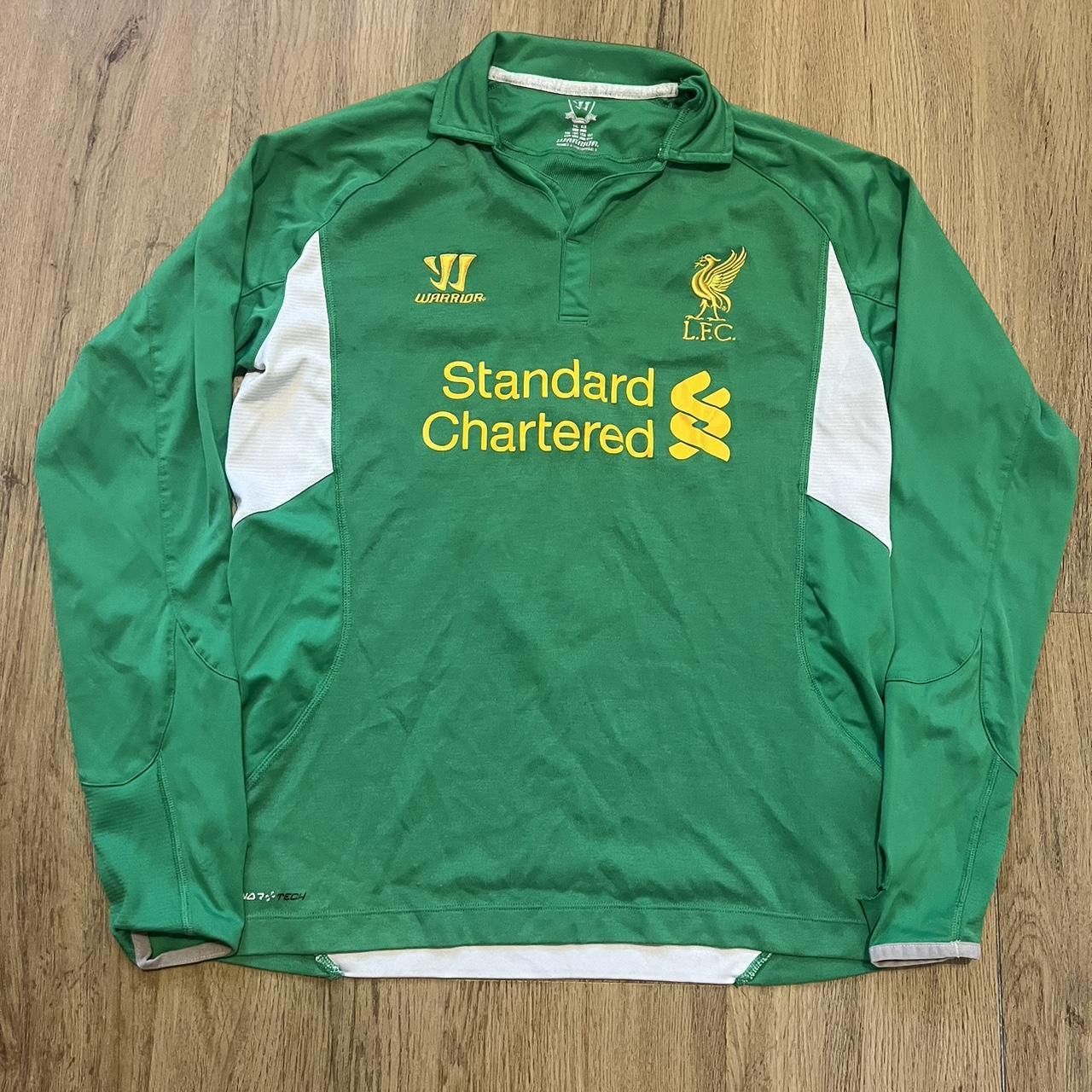 Other 2012-13 Jones Goalkeeper Liverpool FC green training top Size US XS / EU 42 / 0 - 2 Thumbnail