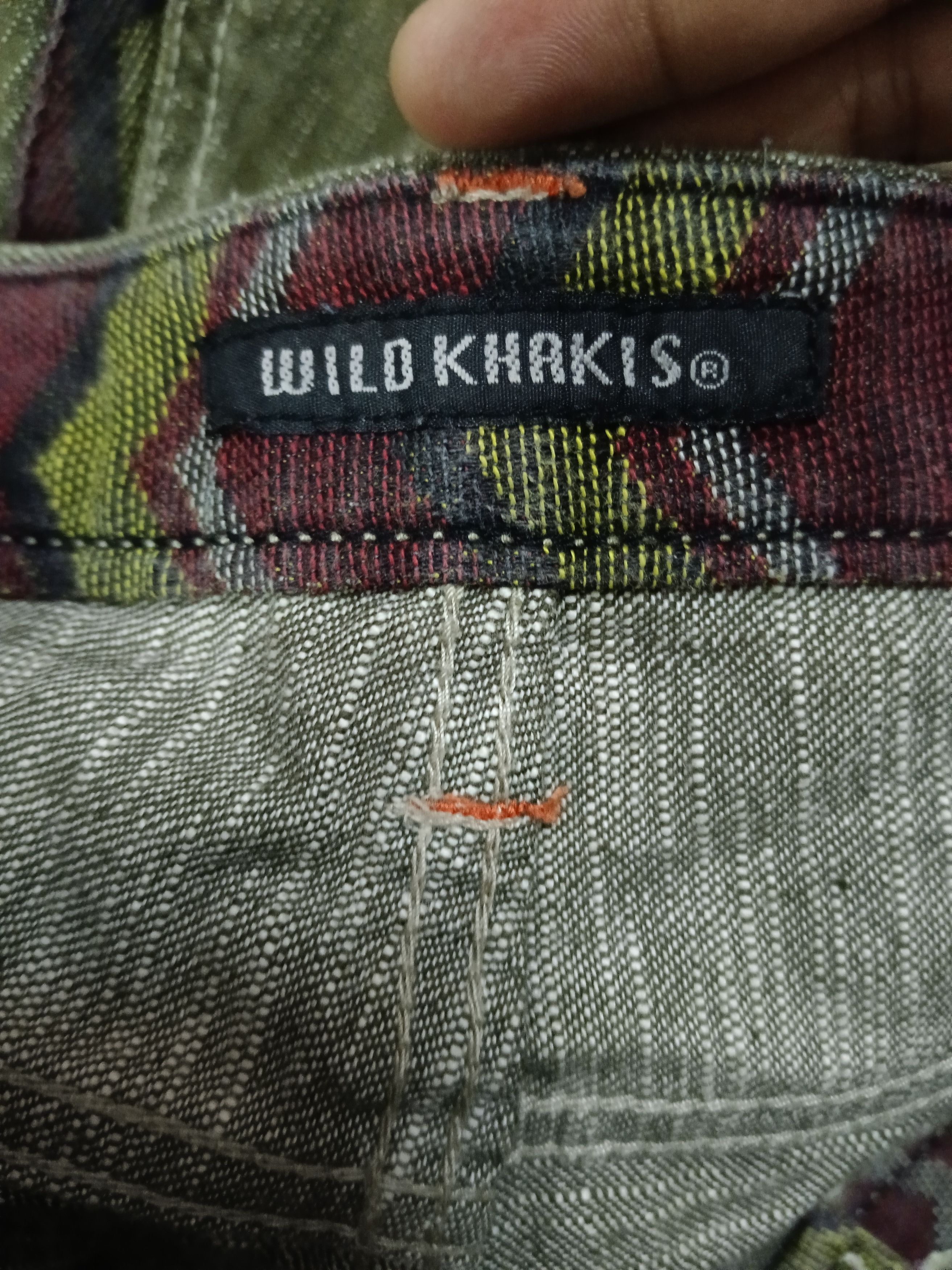 Japanese Brand FLARE RUSTY WILD KHAKIS DENIM PANTS Size US 33 - 8 Thumbnail