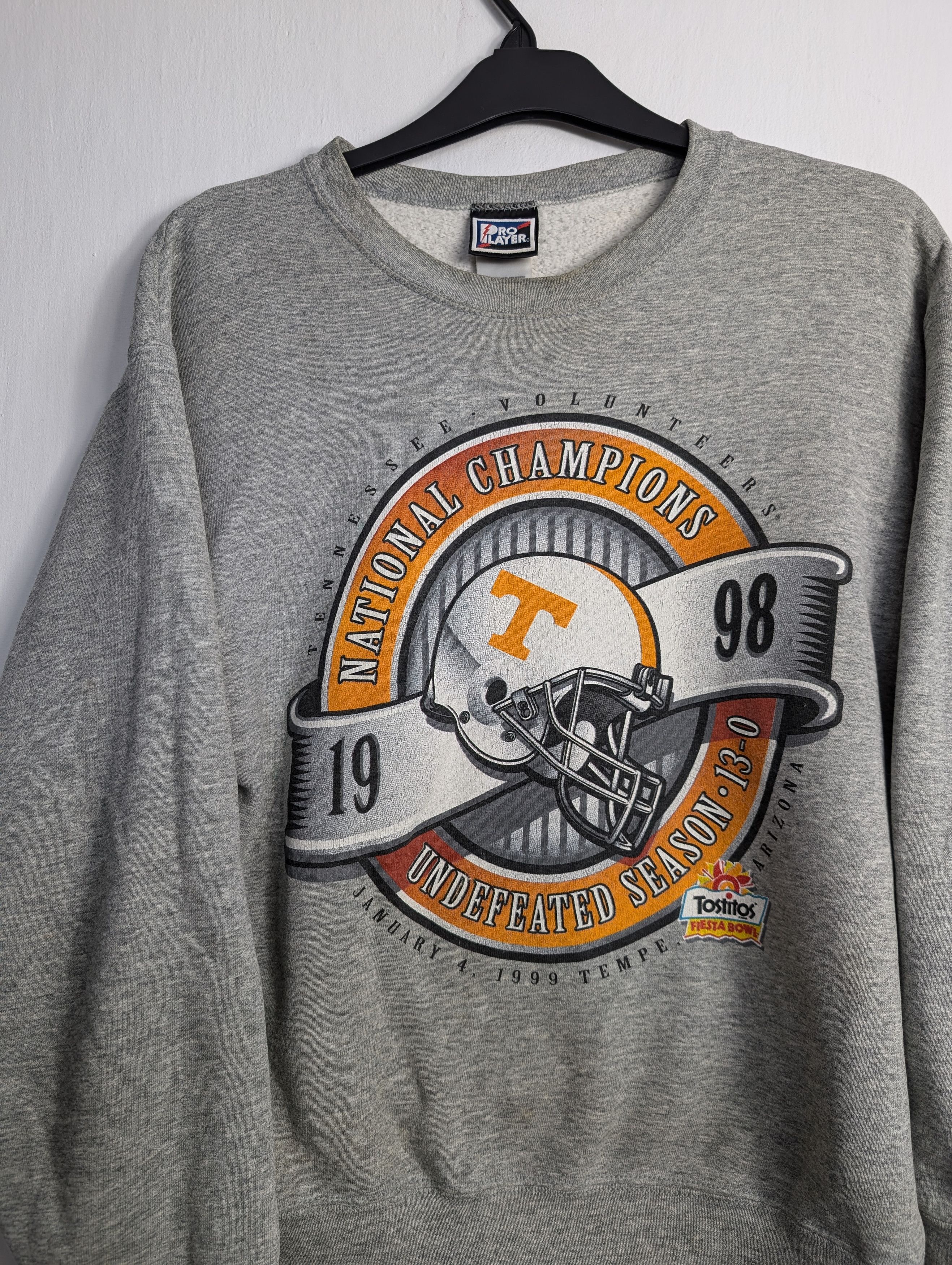 Pro Player Vintage 90s Pro Player Tennessee Volunteers Sweatshirt Baggy Size US M / EU 48-50 / 2 - 2 Thumbnail