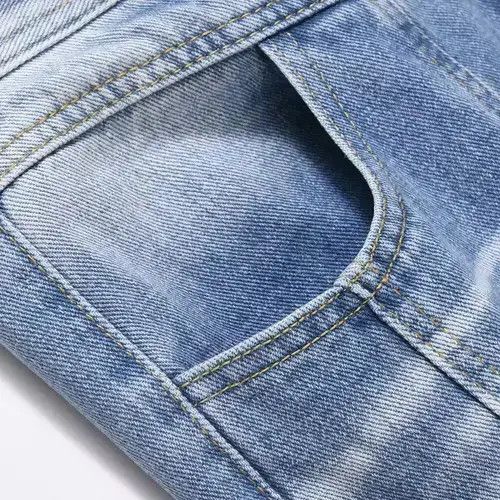Jean retro distressed flare fade jeans Size US 30 / EU 46 - 3 Thumbnail