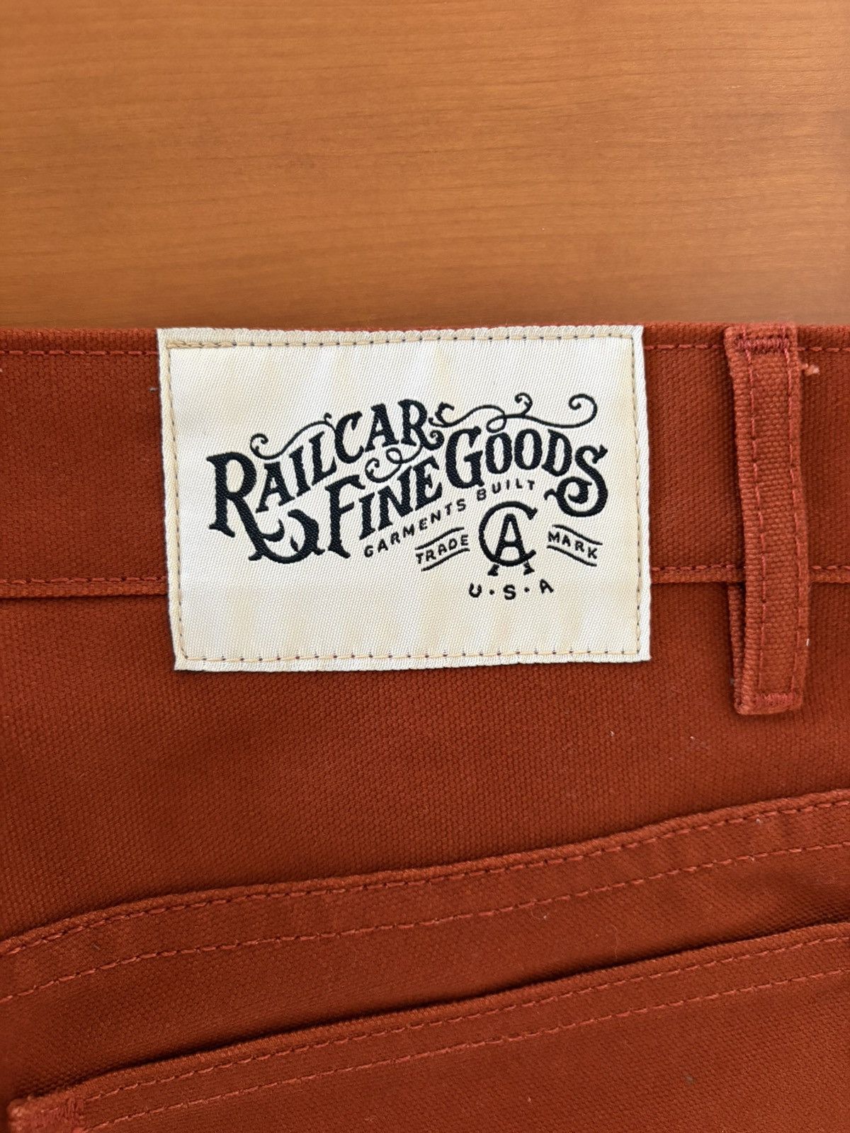 Railcar Flight Trouser Brick Red Nwot 34x30, Men's — image 4 of 6