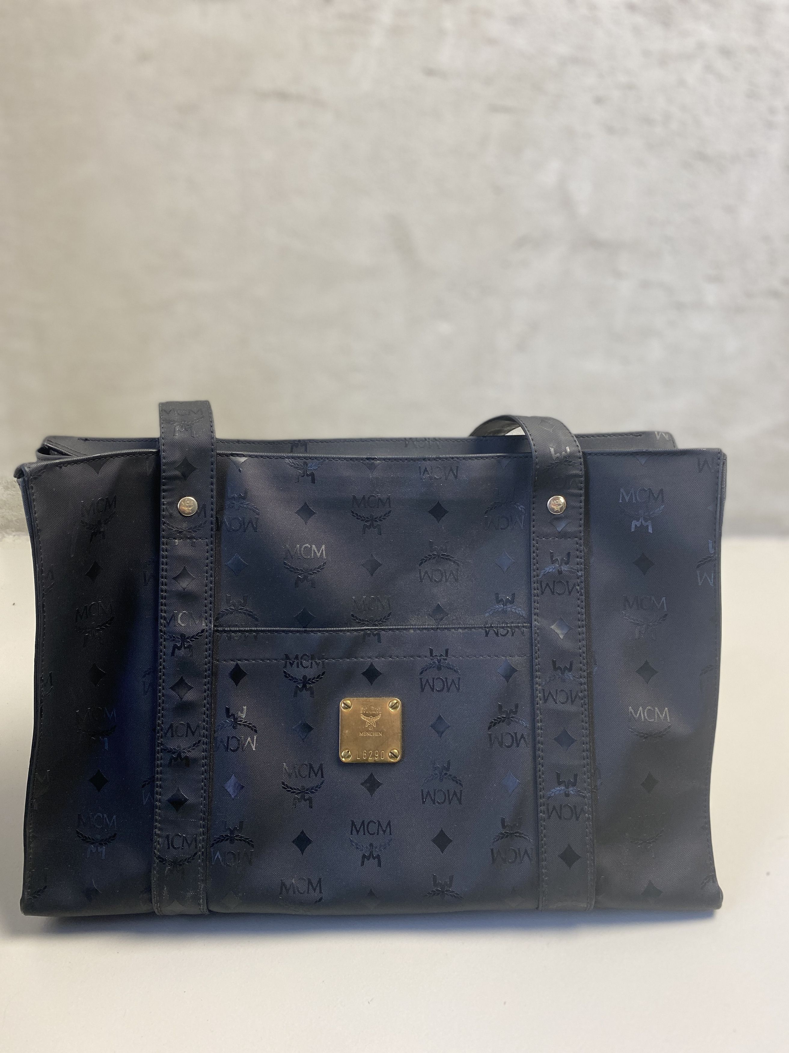 MCM MCM monogram tote big shopper shoulder vintage Size ONE SIZE - 2 Thumbnail
