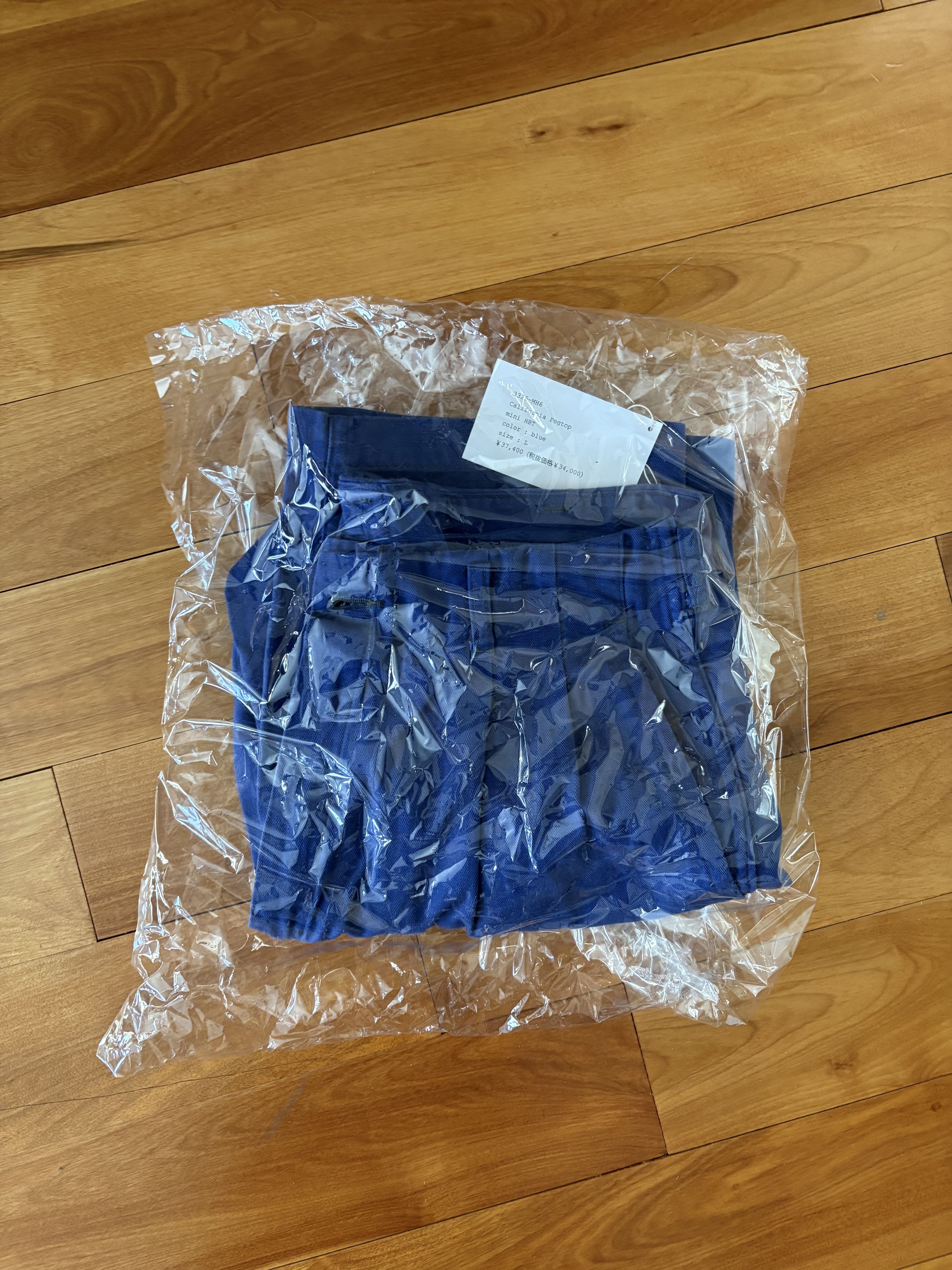 Post Overalls New California Pegtop Pant: mini HBT blue Size US 34 / EU 50 - 5 Thumbnail