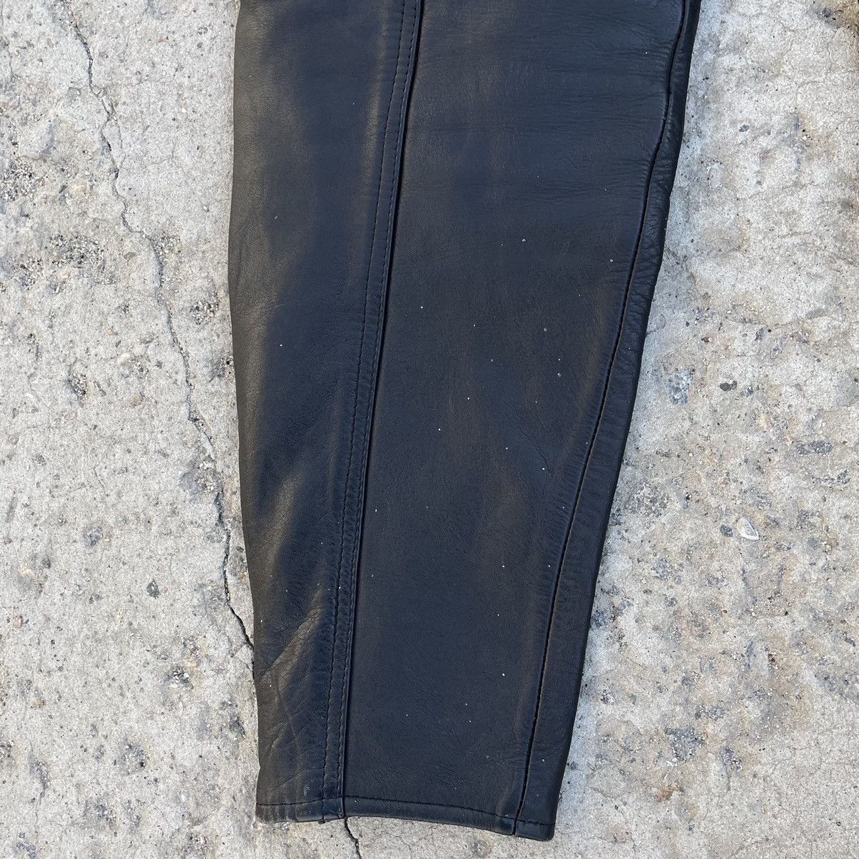 Vintage Vintage Moto Leather Pants 90s Y2K Style Japanese USA Size US 38 / EU 54 - 8 Thumbnail