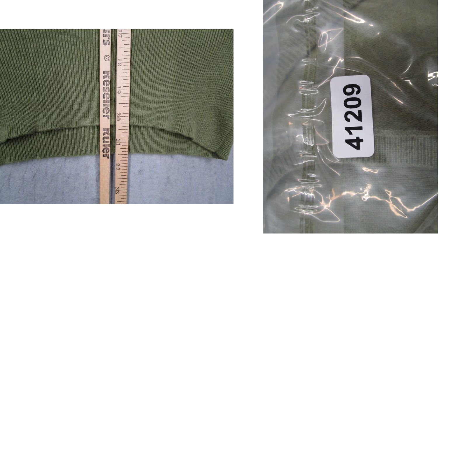 Gap Gap Sweater Womens Medium Green Cashmere V Neck Pullover Long Sleeve FLAW* Size M / US 6-8 / IT 42-44 - 8 Thumbnail