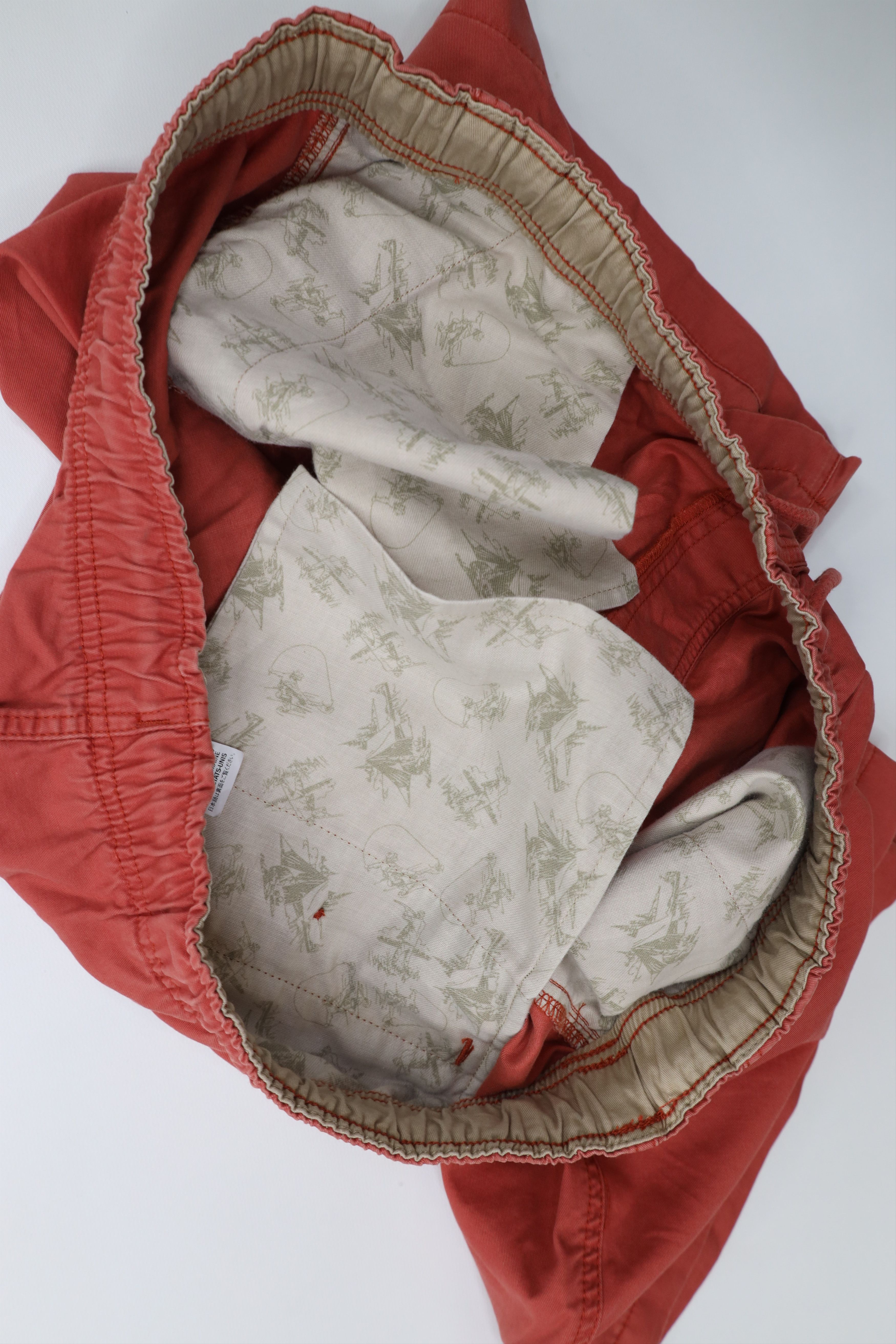 L.L. Bean Vintage LL Bean Blank Organic Cotton Above Knee Shorts Red Size US 36 / EU 52 - 9 Thumbnail