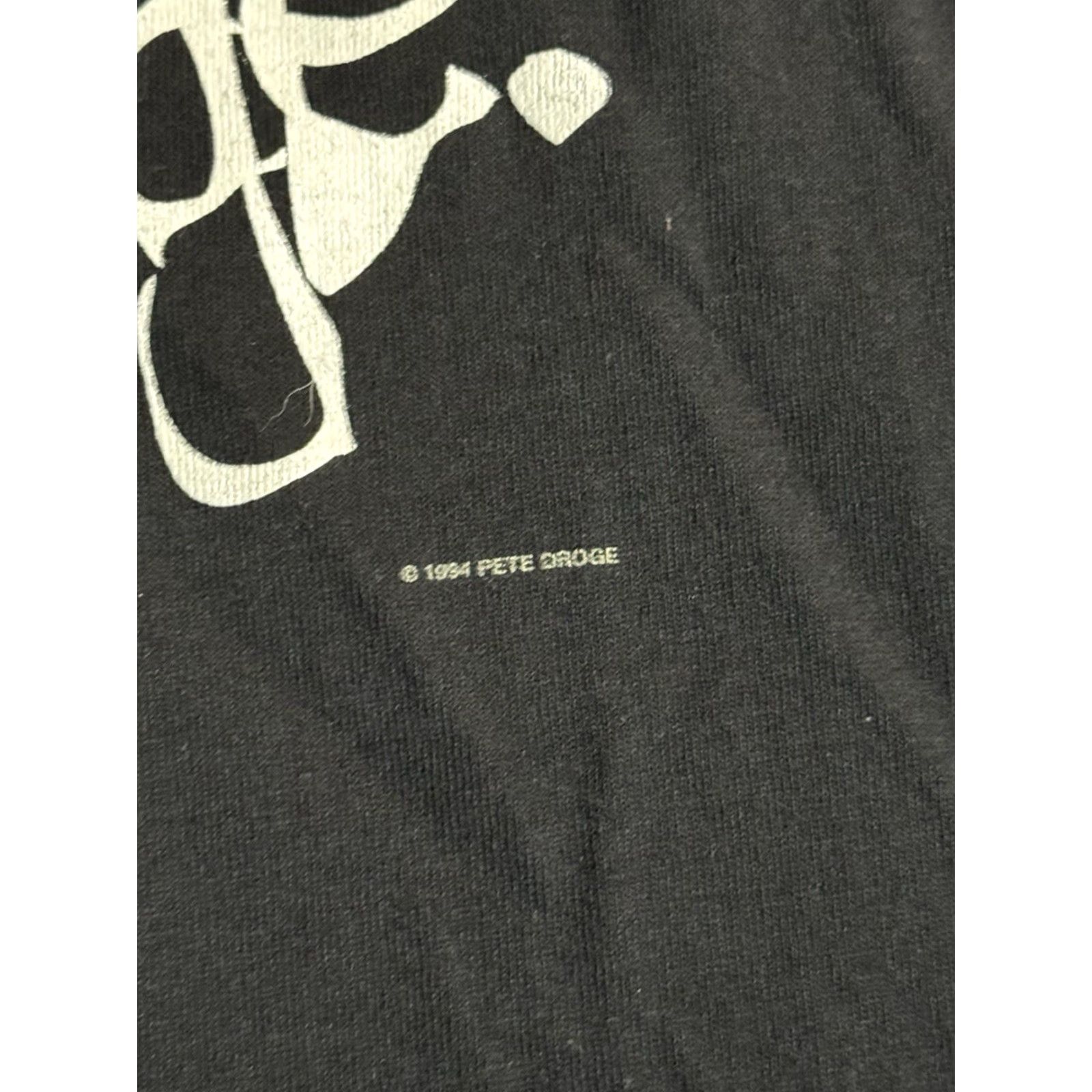 Folk VINTAGE Pete Droge If You Don’t Love Me I’ll Kill Myself T Shirt XL Black 90s Band Folk Music Rock Graphic Print Crew Neck Short Sleeve Men XL Stone? Size US XL / EU 56 / 4 - 3 Thumbnail