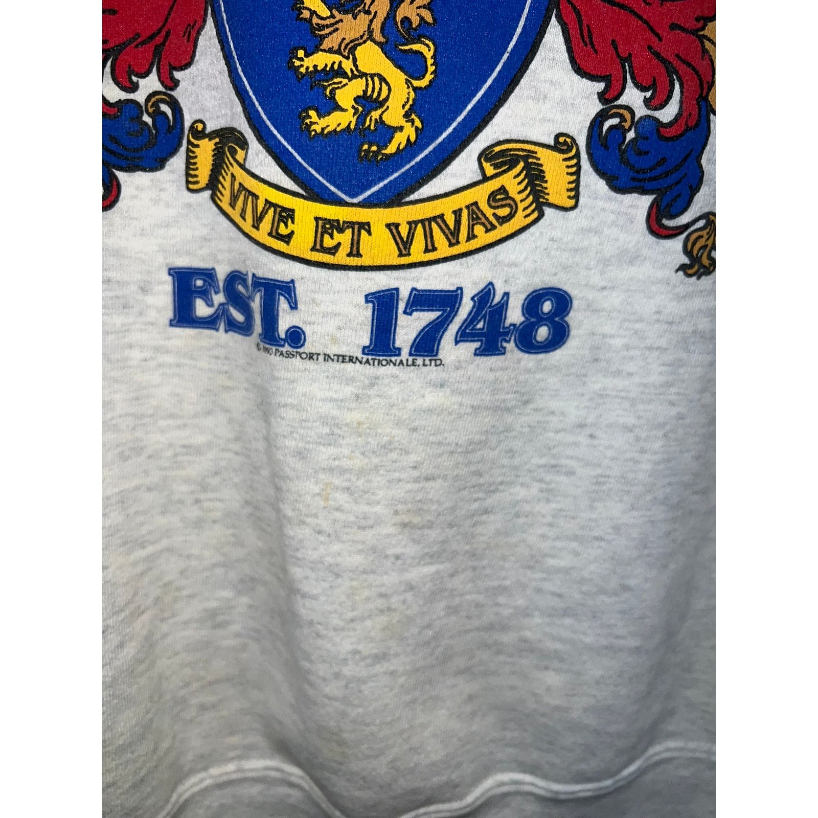 Delta Vintage Netherlands Sweatshirt Crewneck 90s Harrison 2XL XXL Size US XXL / EU 58 / 5 - 7 Thumbnail