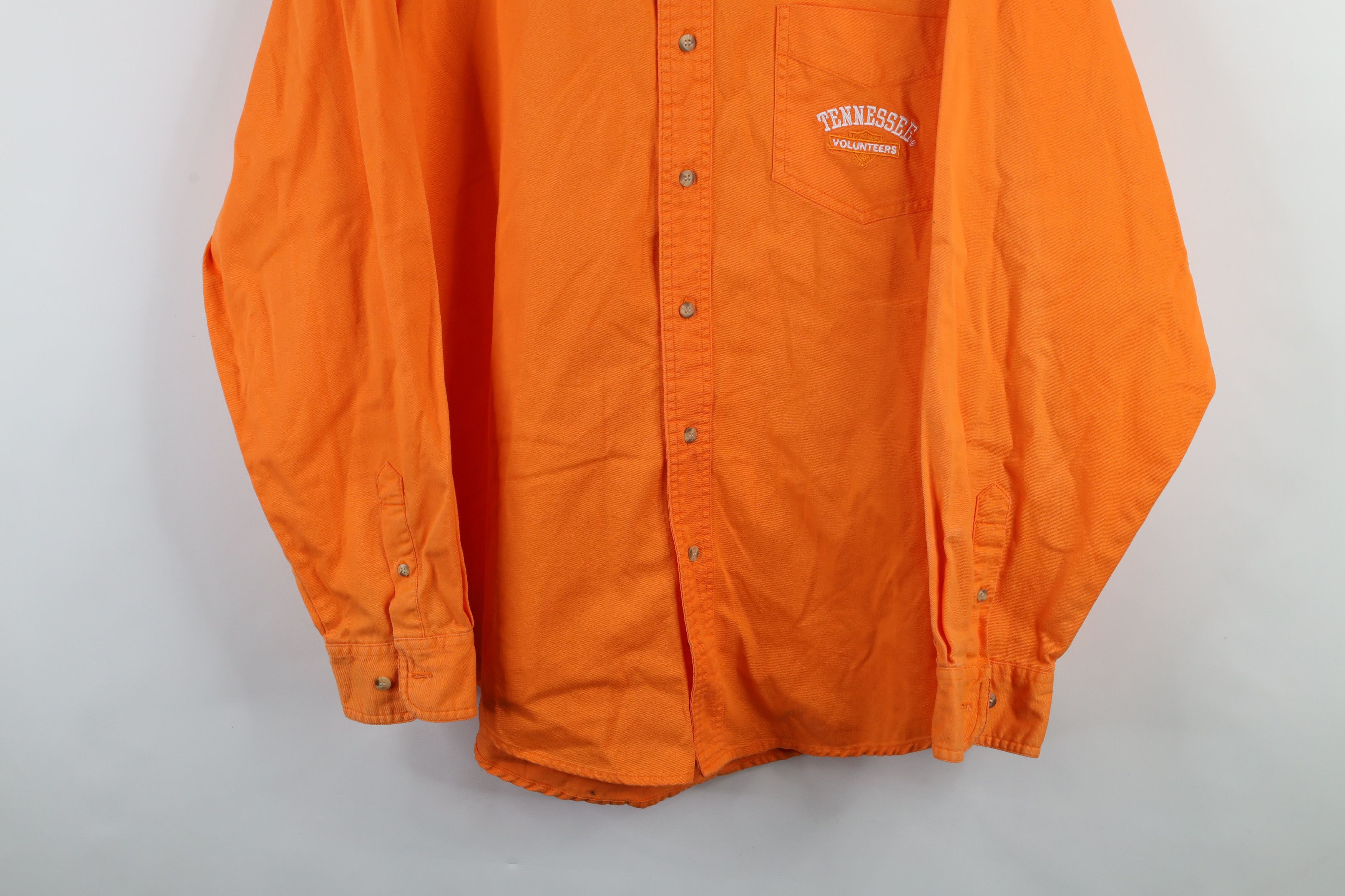 Vintage Vintage 90s University of Tennessee Collared Button Shirt Size US XXL / EU 58 / 5 - 3 Thumbnail