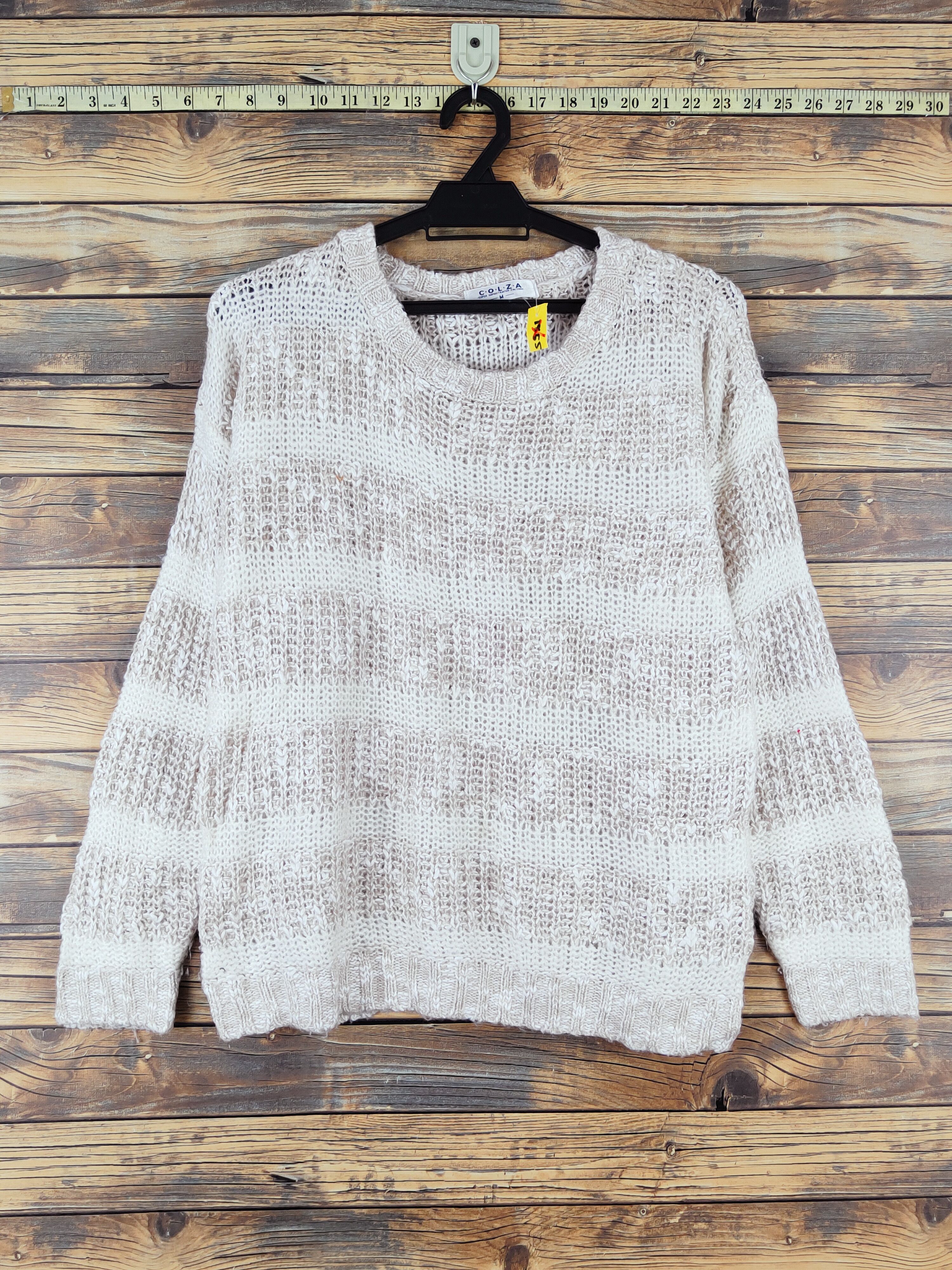 Japanese Brand × Vintage Colza Cream Knitwear Sweatshirts #W994 Size M / US 6-8 / IT 42-44 - 1 Thumbnail