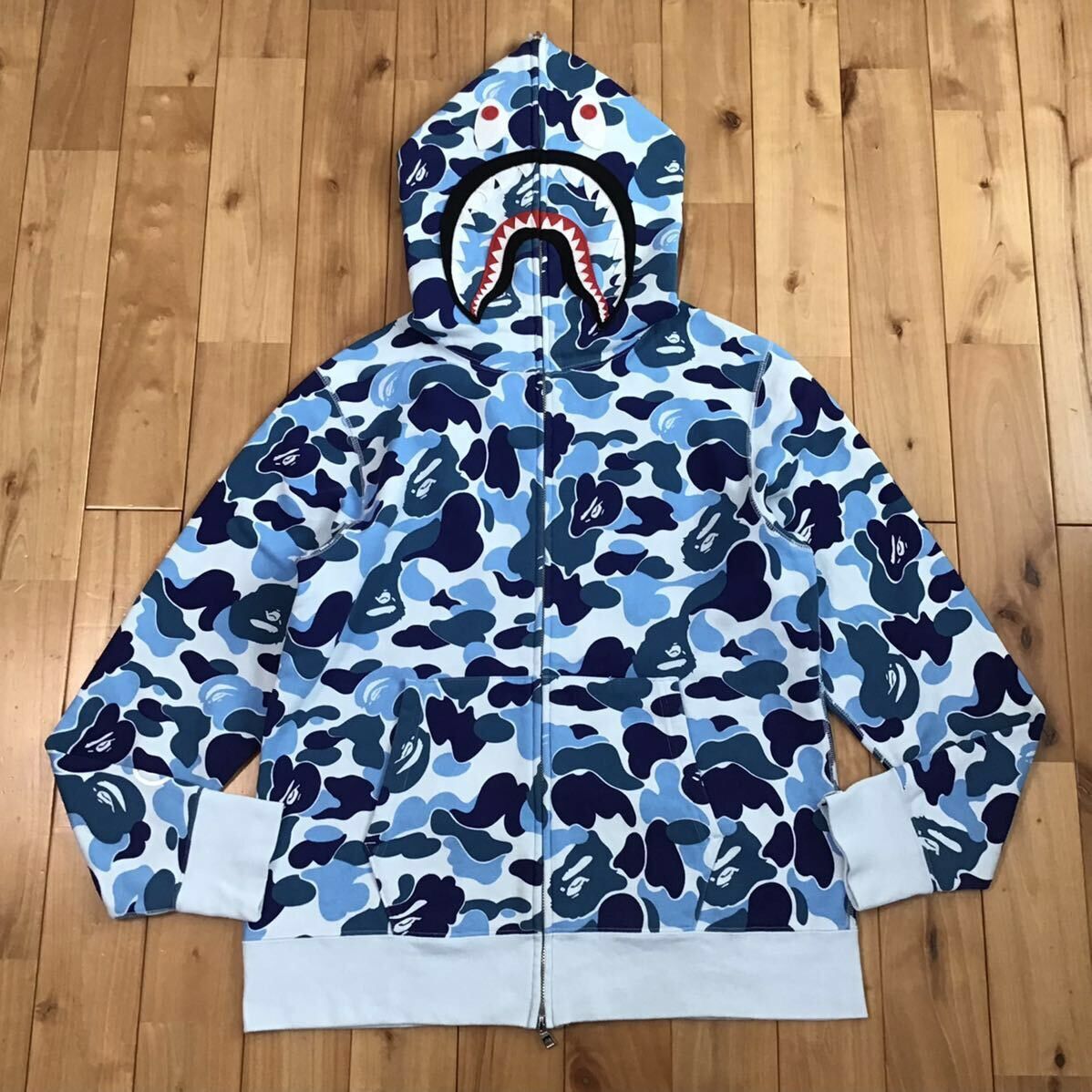 Bape shark camo blue clearance
