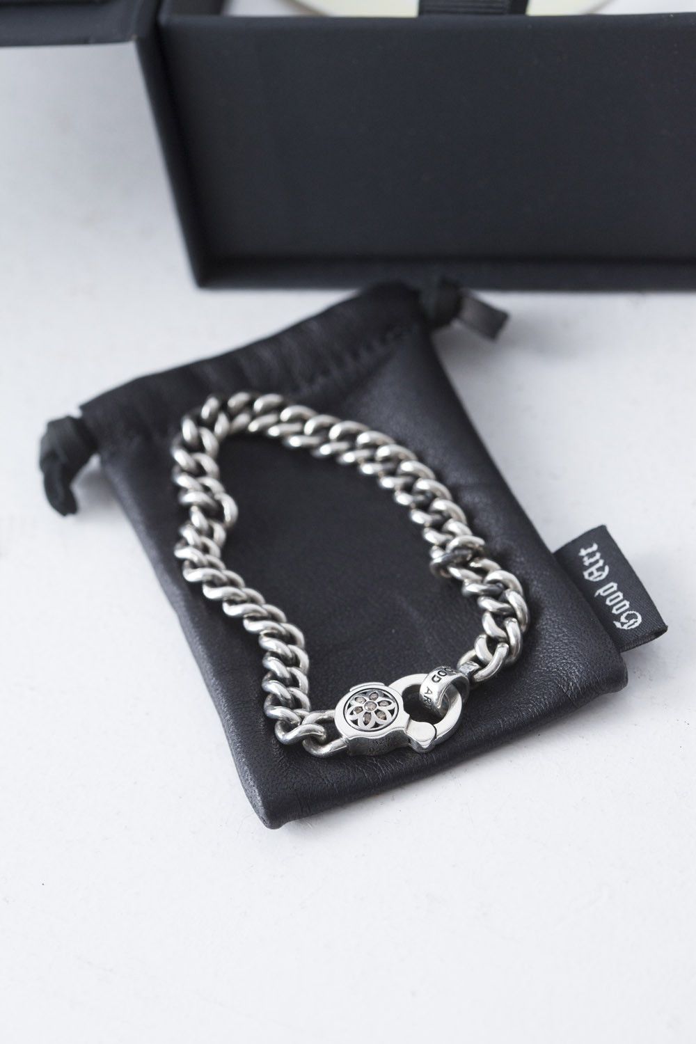 GOOD ART HLYWD GOOD ART curb chain w diamonds 18cm Size ONE SIZE - 1 Thumbnail