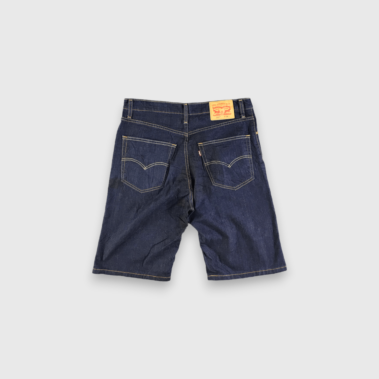 Levi's × Vintage Vintage Blue Wash Levis 569 Jeans-J4435 Size 35" - 2 Thumbnail