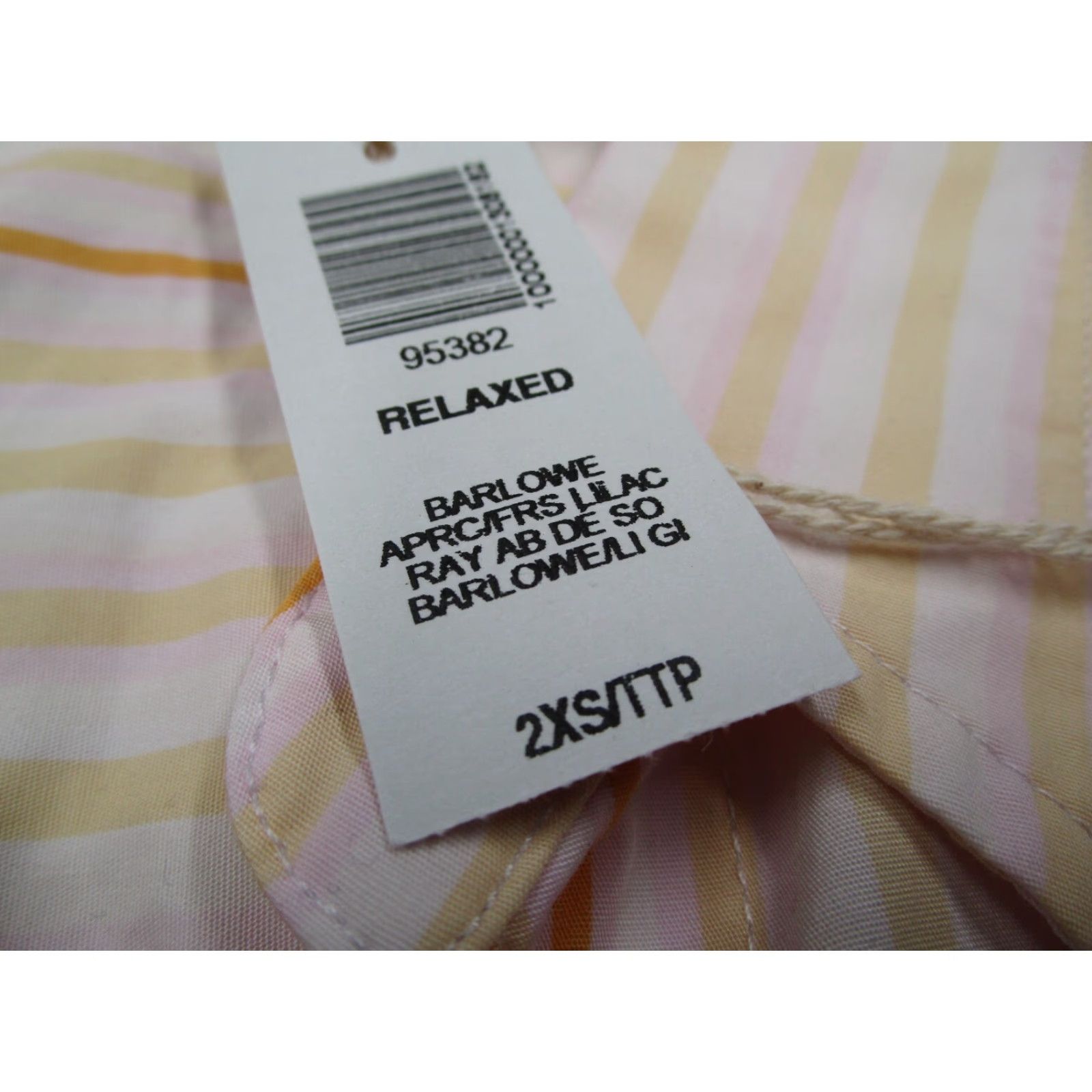 Aritzia Aritzia Wilfred Free Shirt Womens 2XS Yellow Lilac Button Up Relaxed Barlowe Size XXS / US 00 / IT 34 - 4 Thumbnail