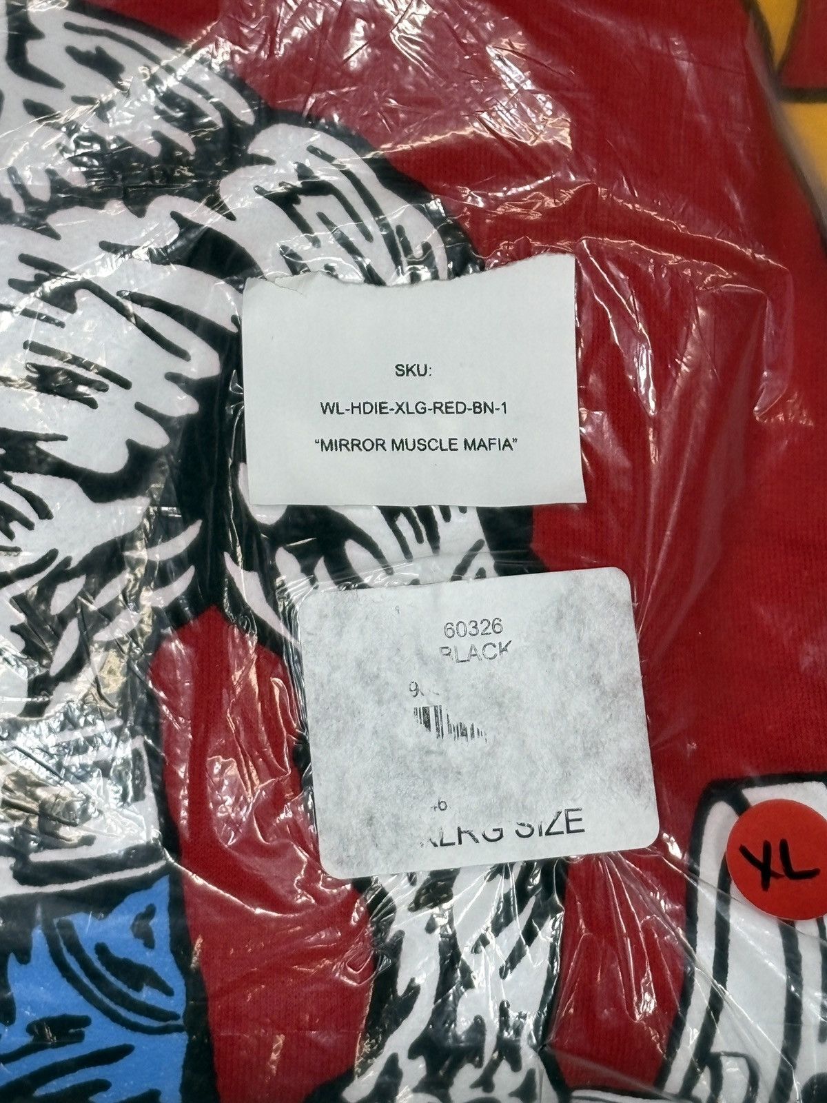 Warren Lotas 2024 Warren Lotas “Mirror Muscle Mafia” Red Hoodie Size XL Size US XL / EU 56 / 4 - 8 Thumbnail