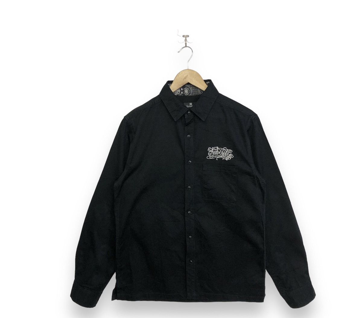 Shorty's Skateboards Subciety Skateboarding Embriodery Backhitt Button Shirt Size US L / EU 52-54 / 3 - 2 Thumbnail