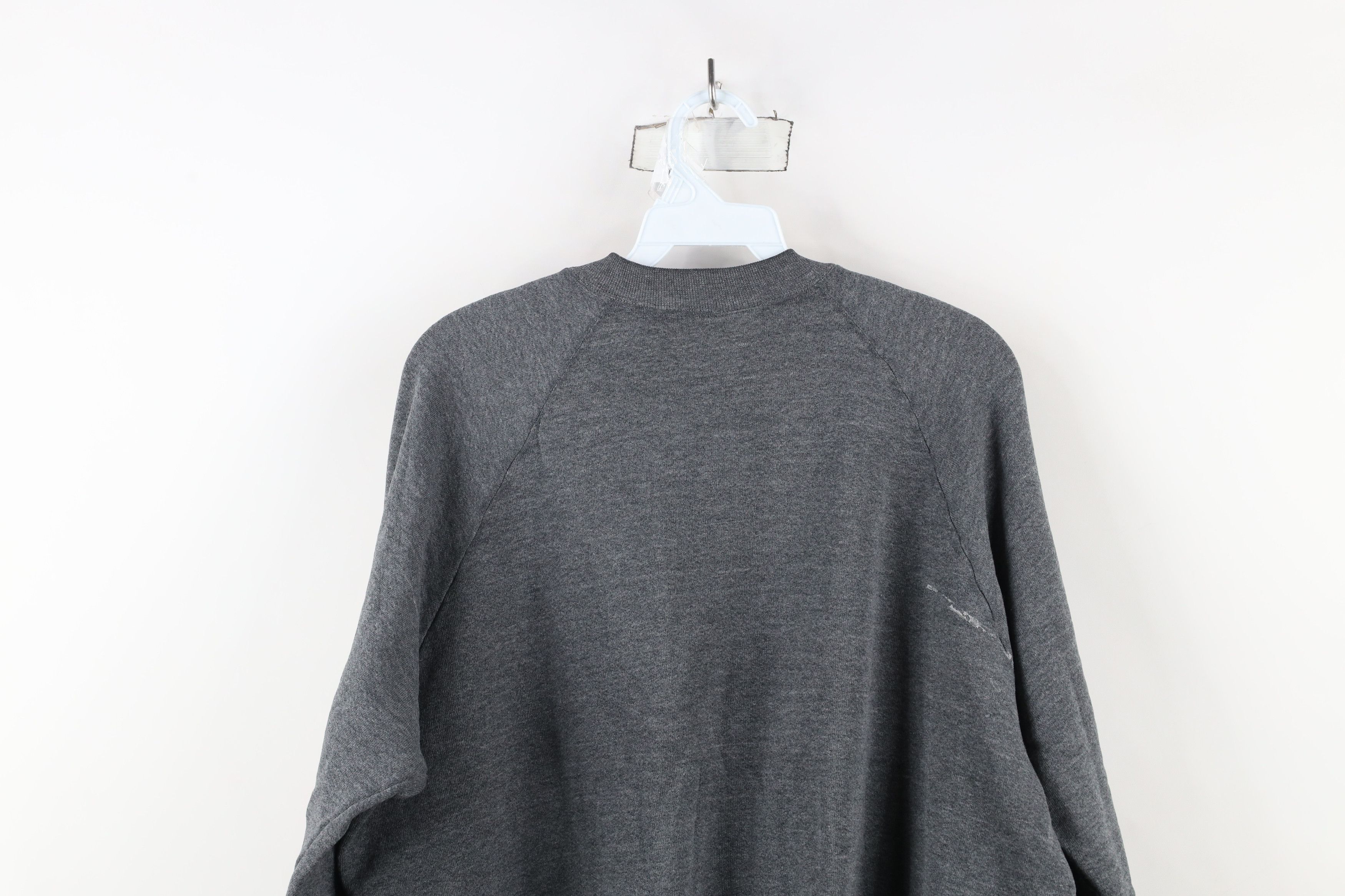 Vintage Vintage 80s 90s Streetwear Blank Crewneck Sweatshirt USA Size US L / EU 52-54 / 3 - 14 Thumbnail